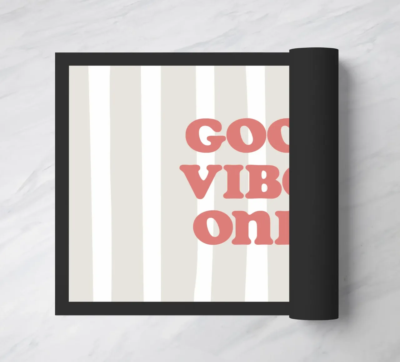 Good vibes only doormat by we line studio - art