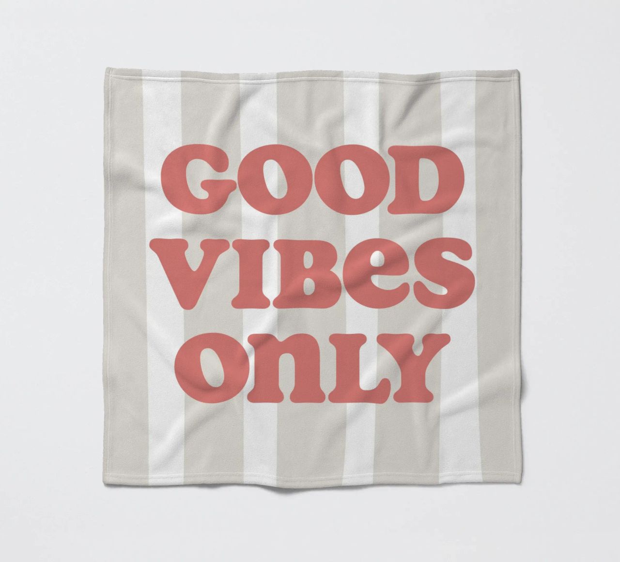 Good vibes only coperta in pile da pv art