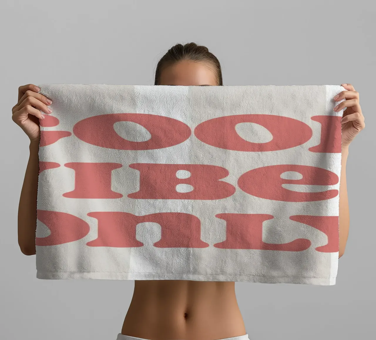 Good vibes only badhanddoek van we line studio - art