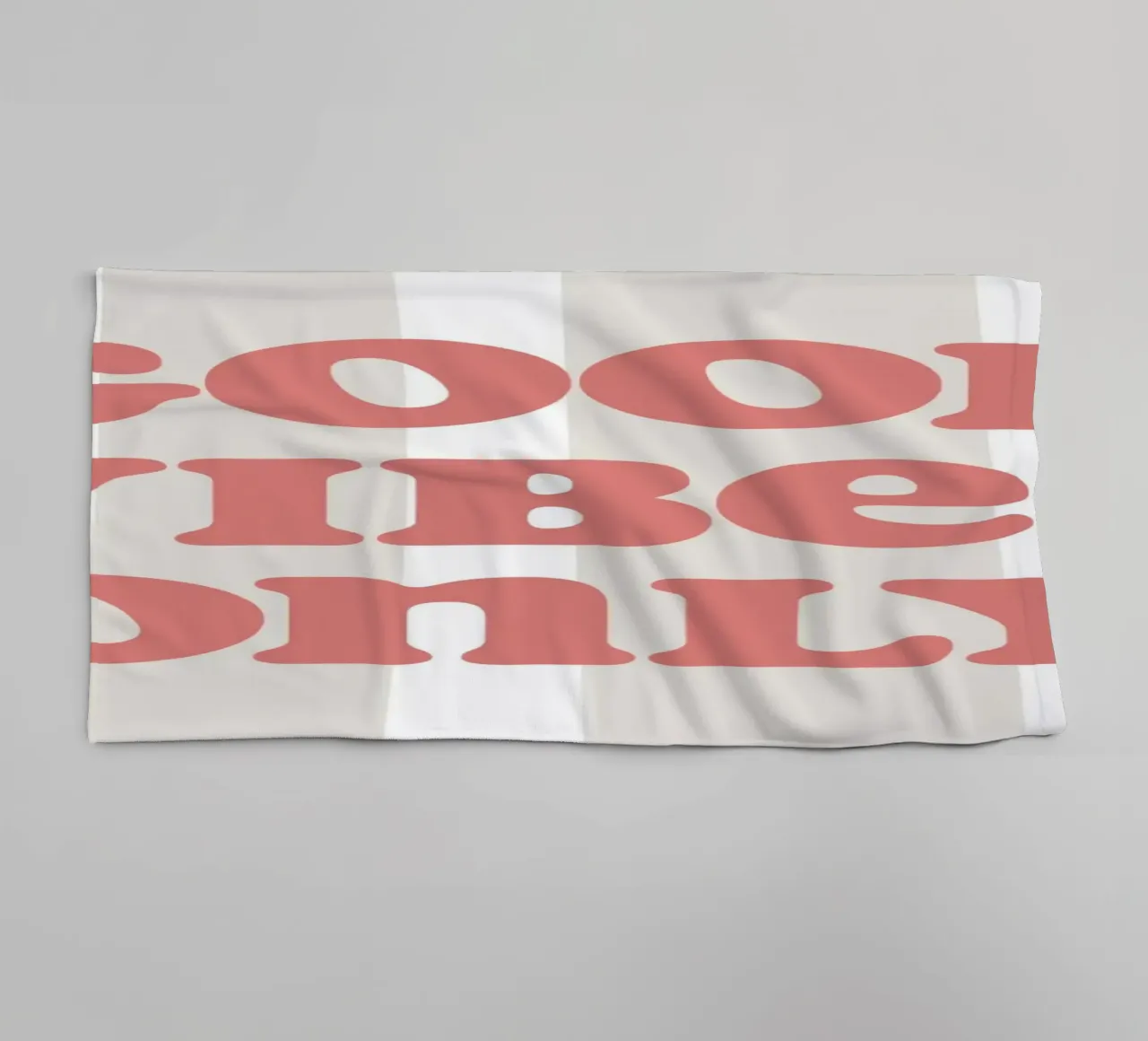 Good vibes only towel by pv art