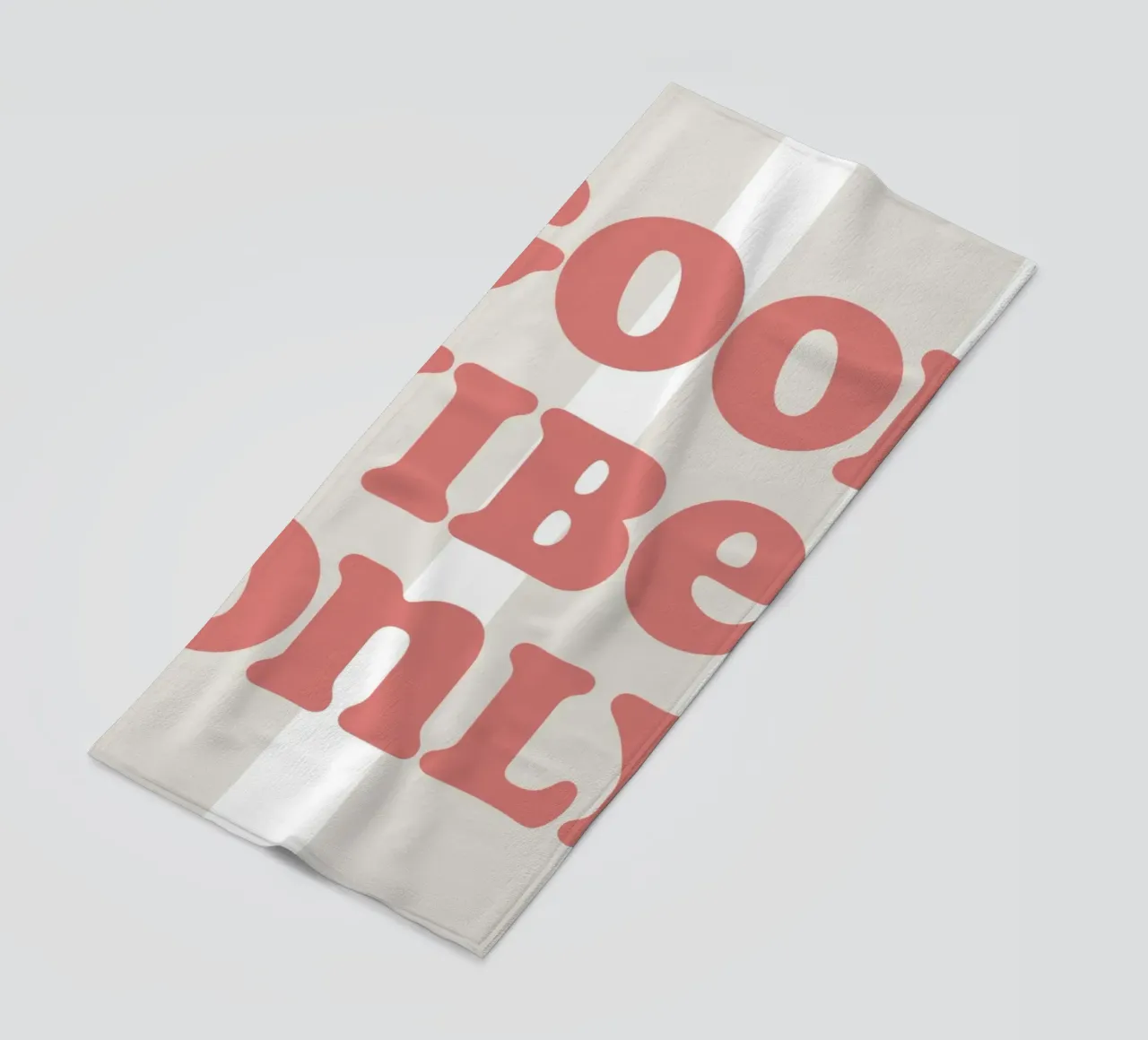 Good vibes only strandhanddoek van we line studio - art