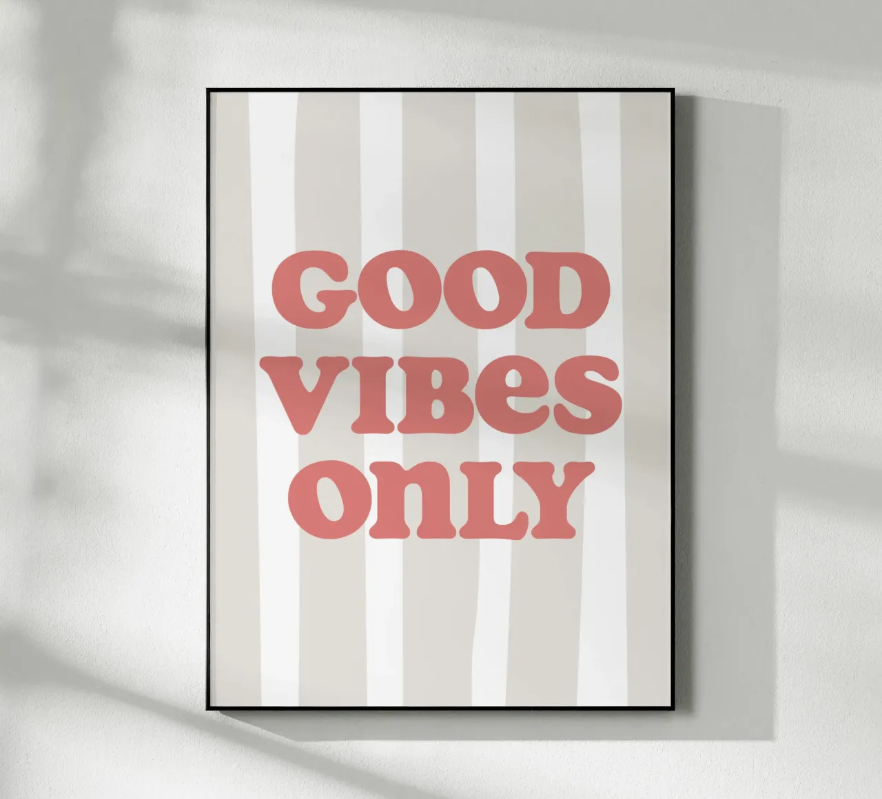 Good vibes only plexiglass da pv art
