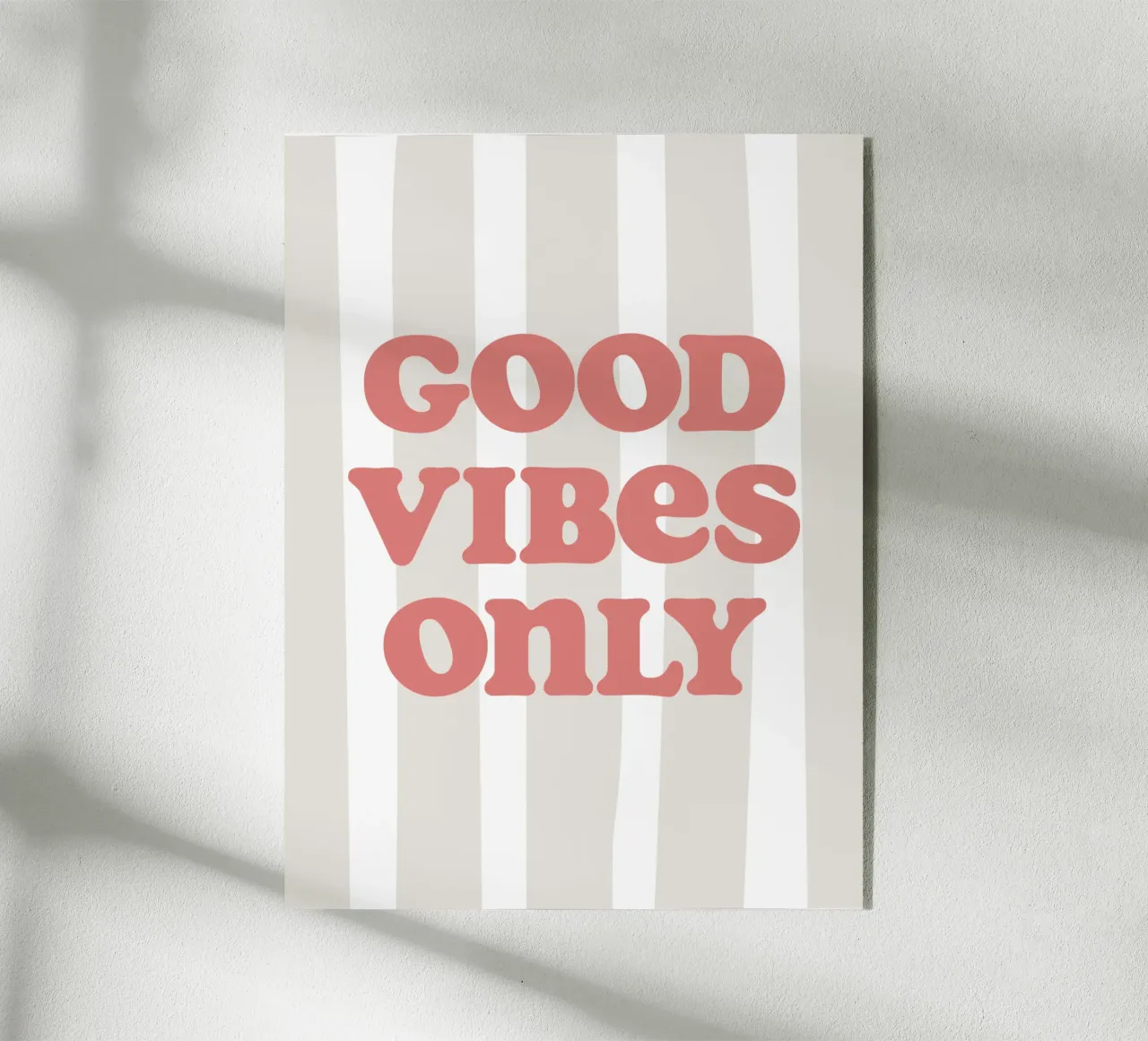 Good vibes only plexiglass da pv art