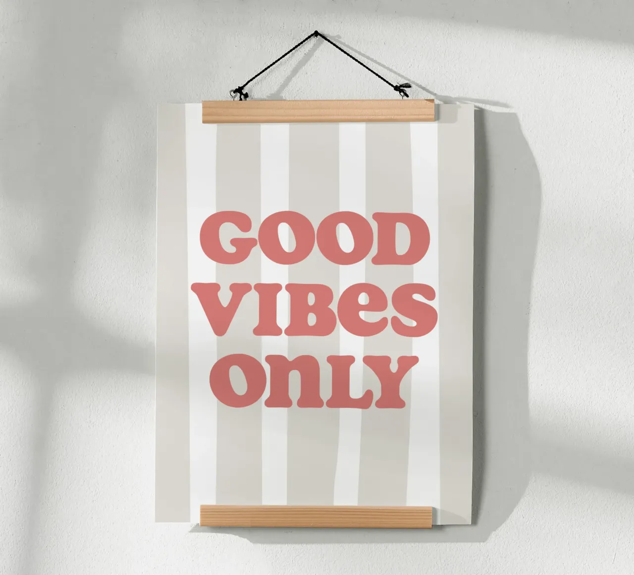 Good vibes only poster da we line studio - art