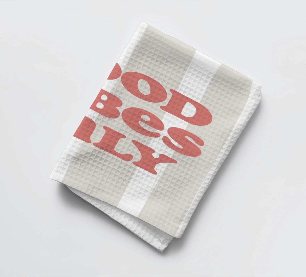 Good vibes only torchon de pv art