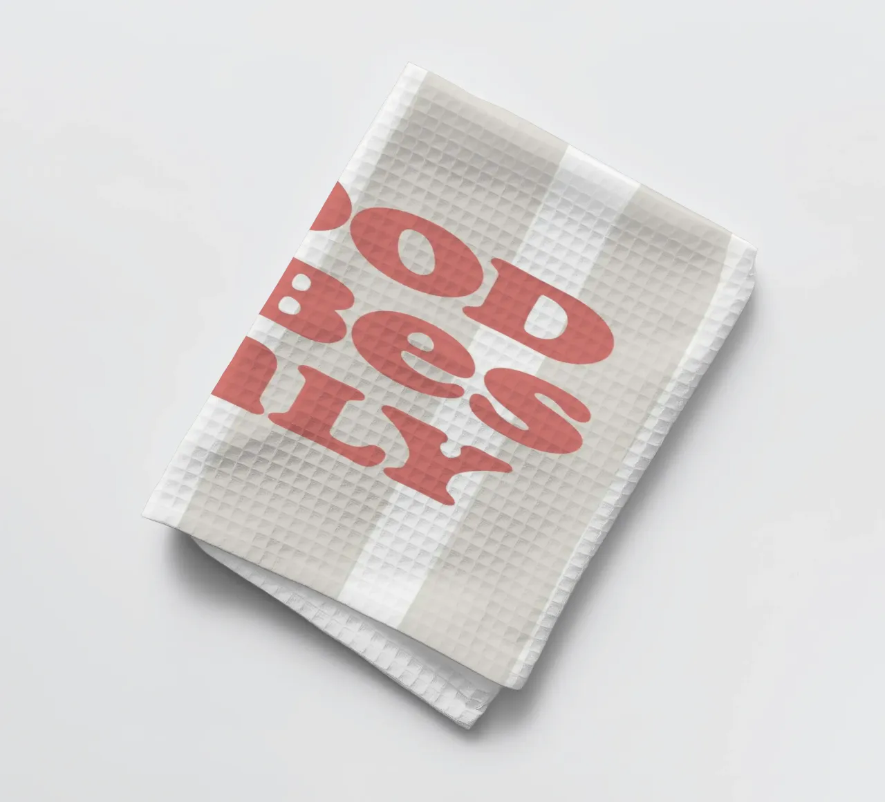 Good vibes only tea towel by we line studio - art