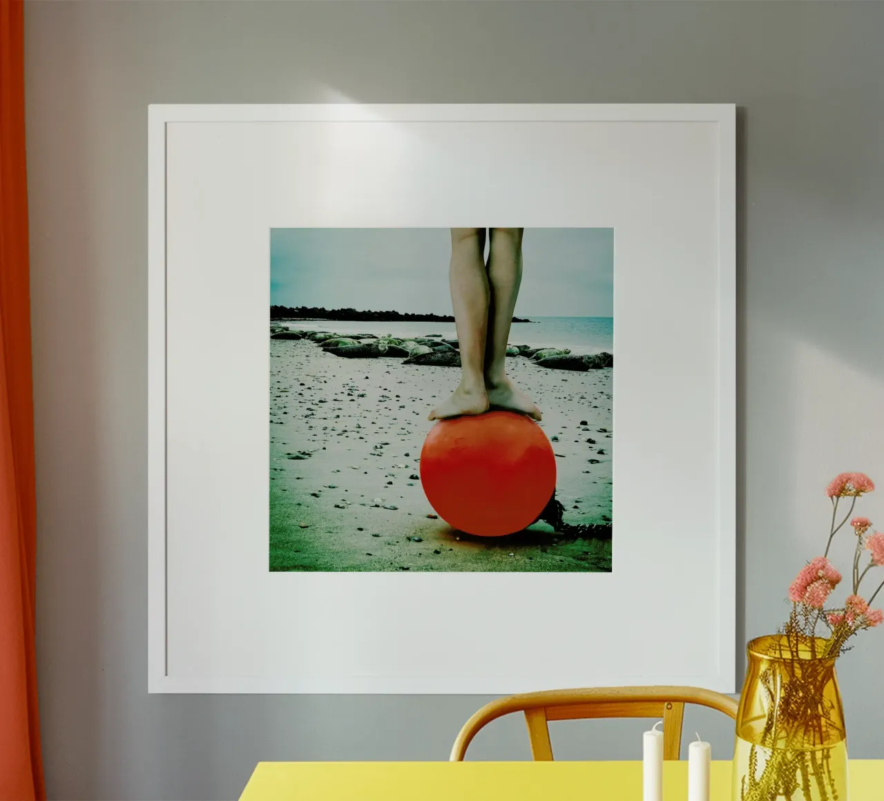 Liberté poster con telaio in plastica da Ambra