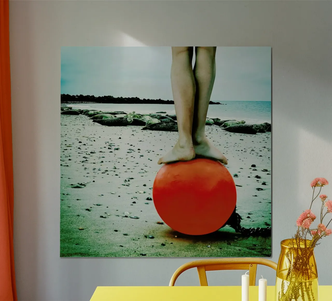 Liberté poster con telaio in plastica da Ambra