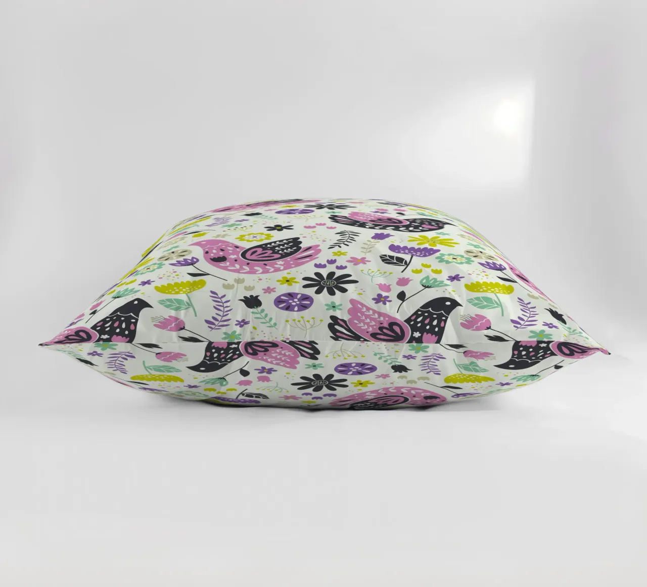 Scandinavian Birds cuscino da A Nordic Girl