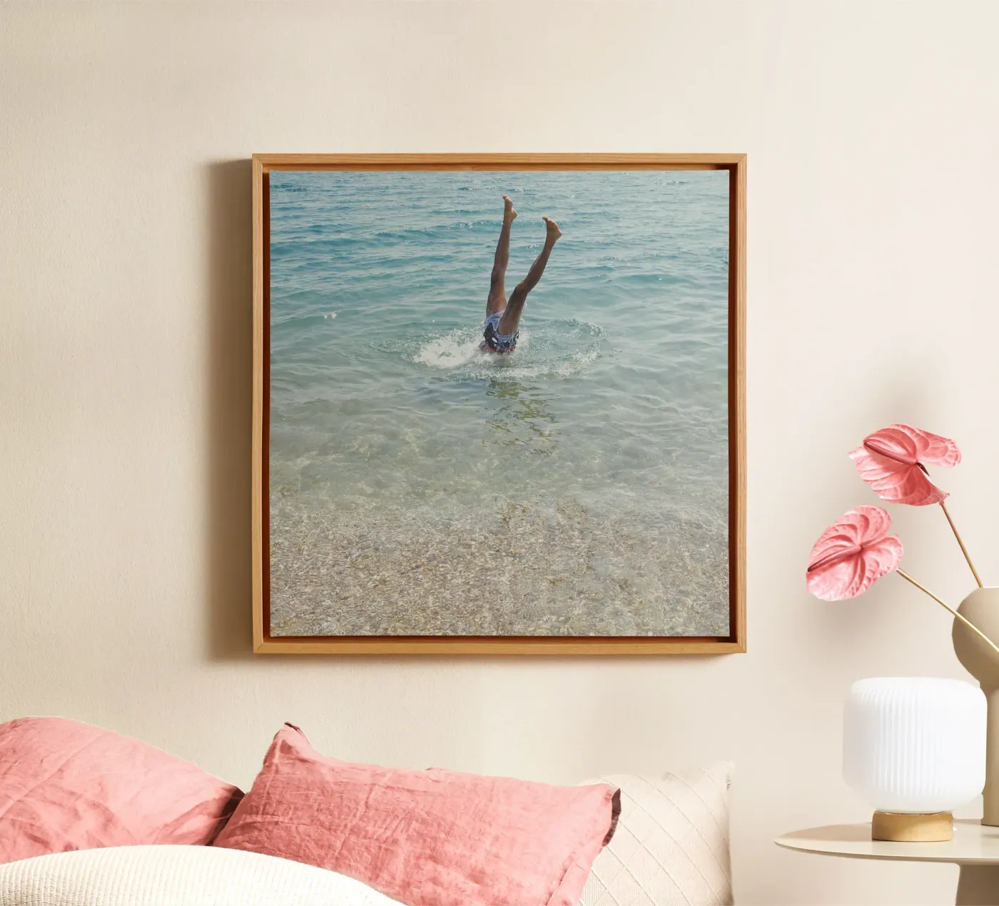 Handstand canvas by Cassia Beck Photography