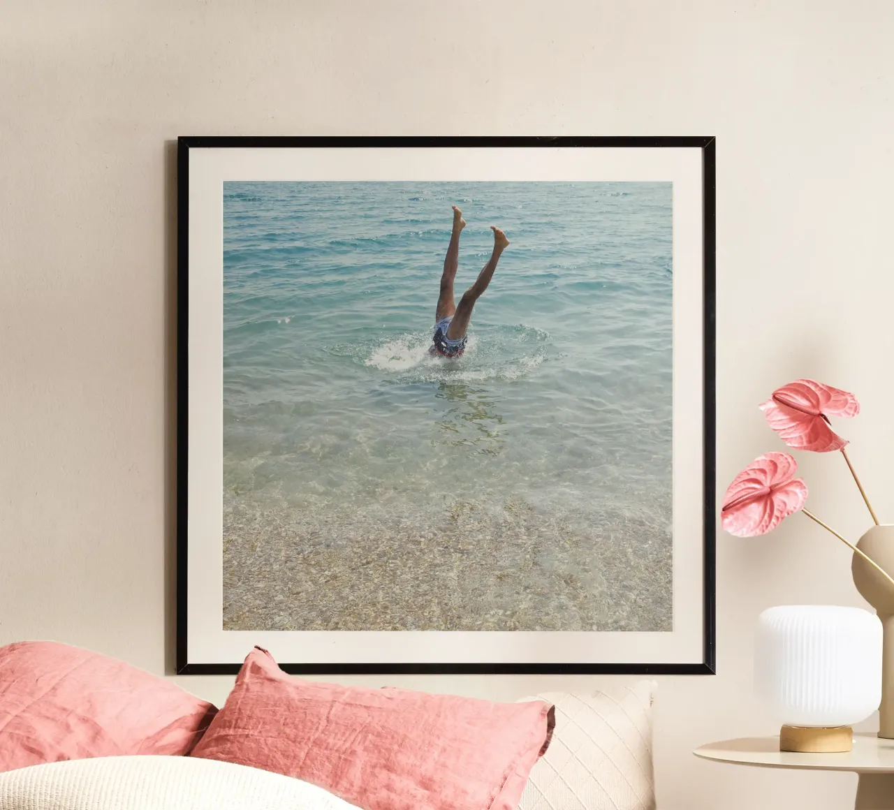 Handstand poster by Cassia Beck Photography