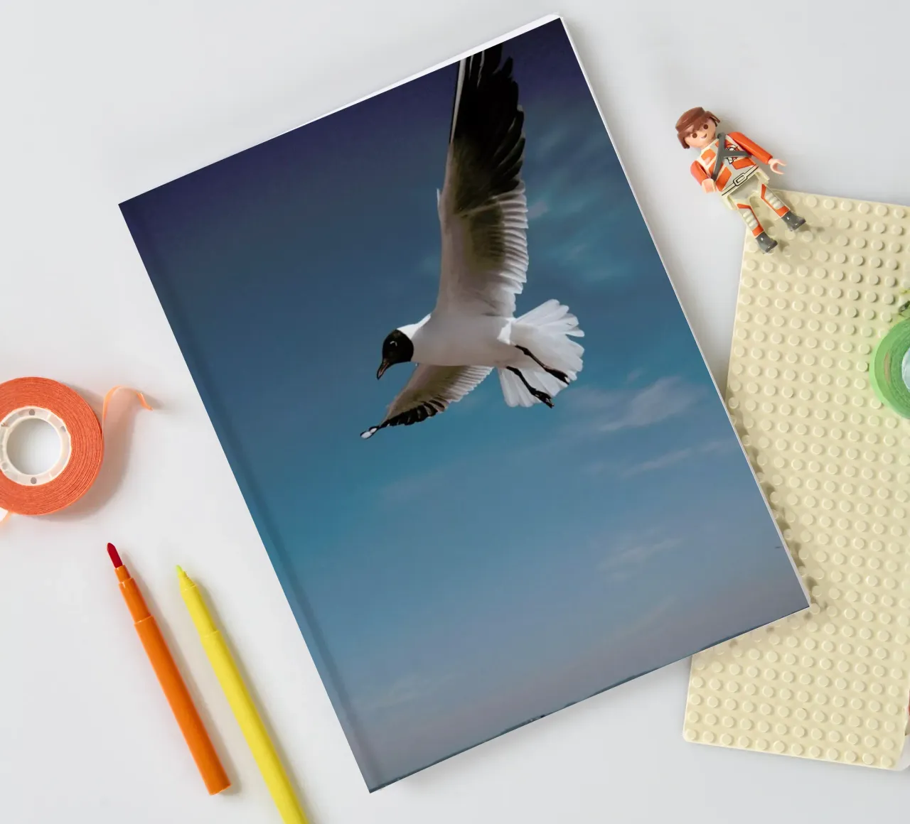 Seagulls IX notebook by Sebastian Hilgetag