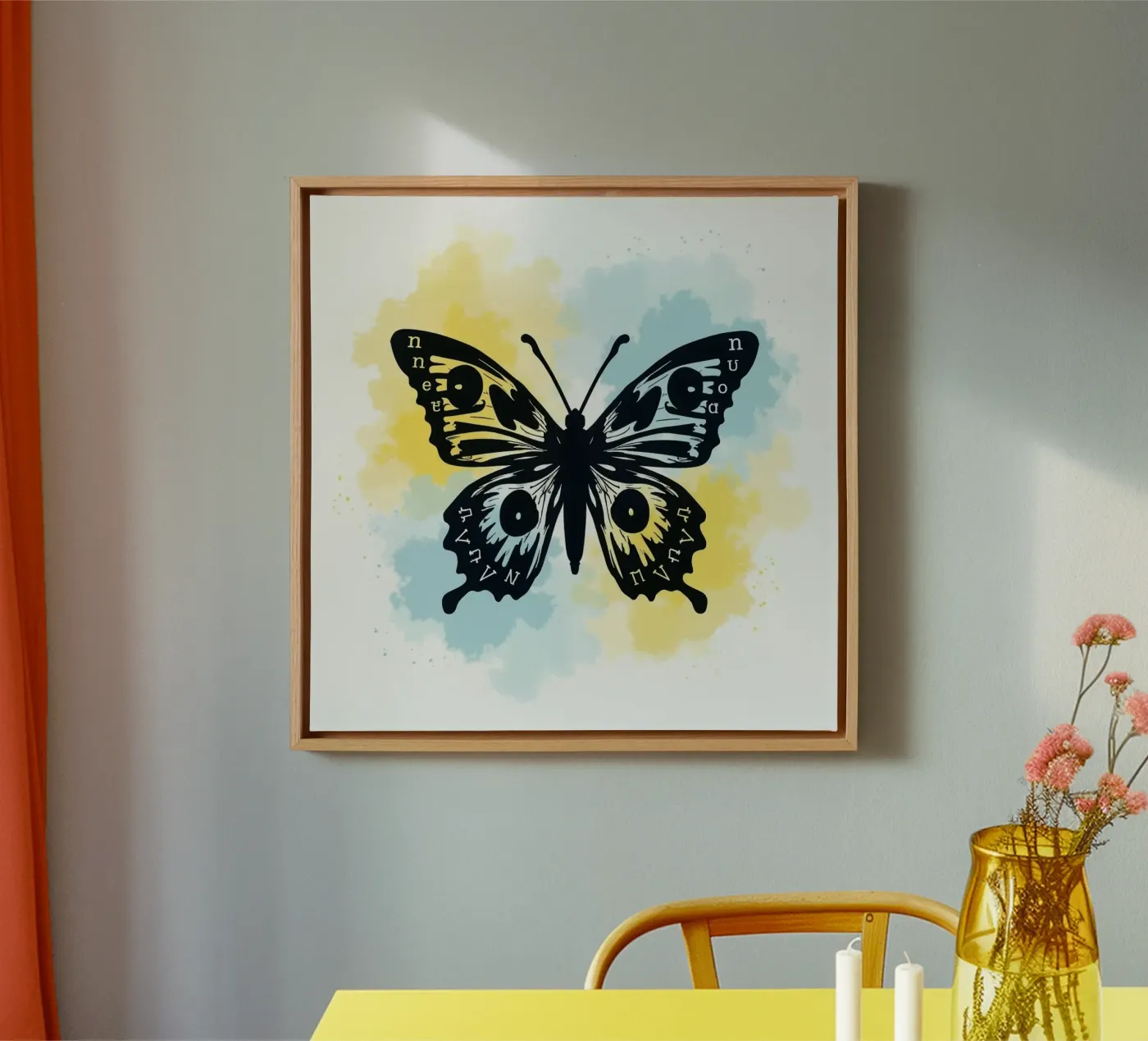 Butterfly canvas by CASTILO