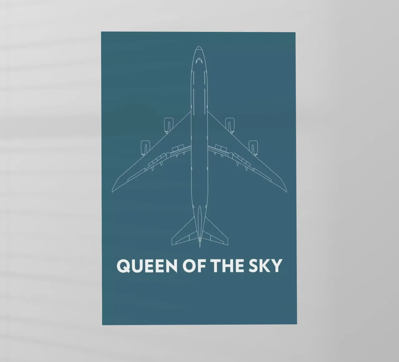 Queen of the Sky Boeing 747 pellicola backlit da Marc Schulthess