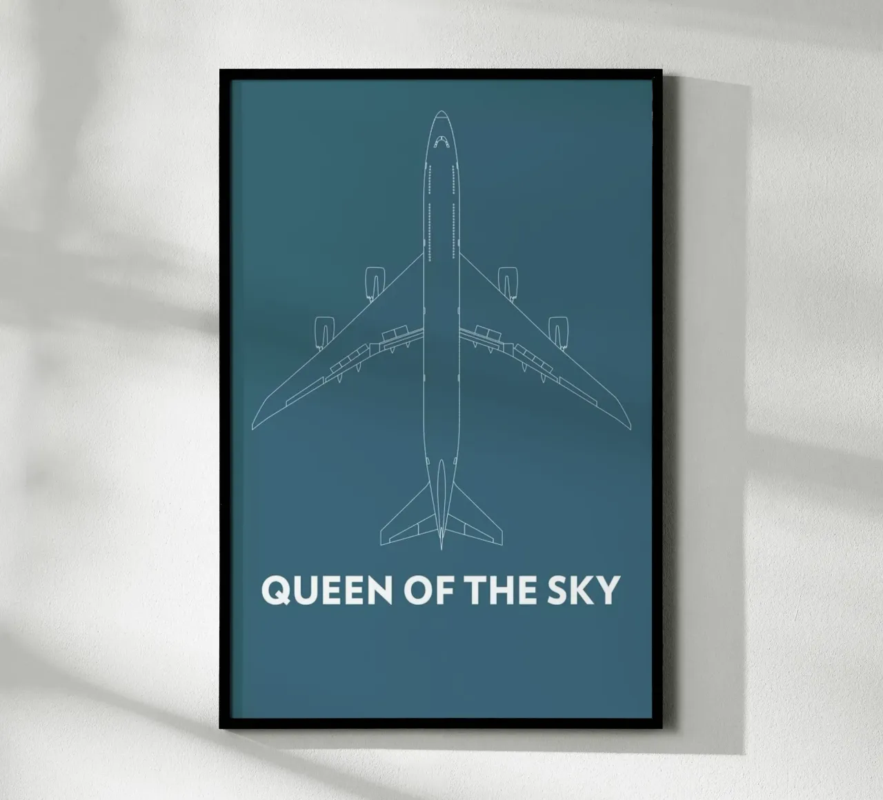 Queen of the Sky Boeing 747 poster de Marc Schulthess