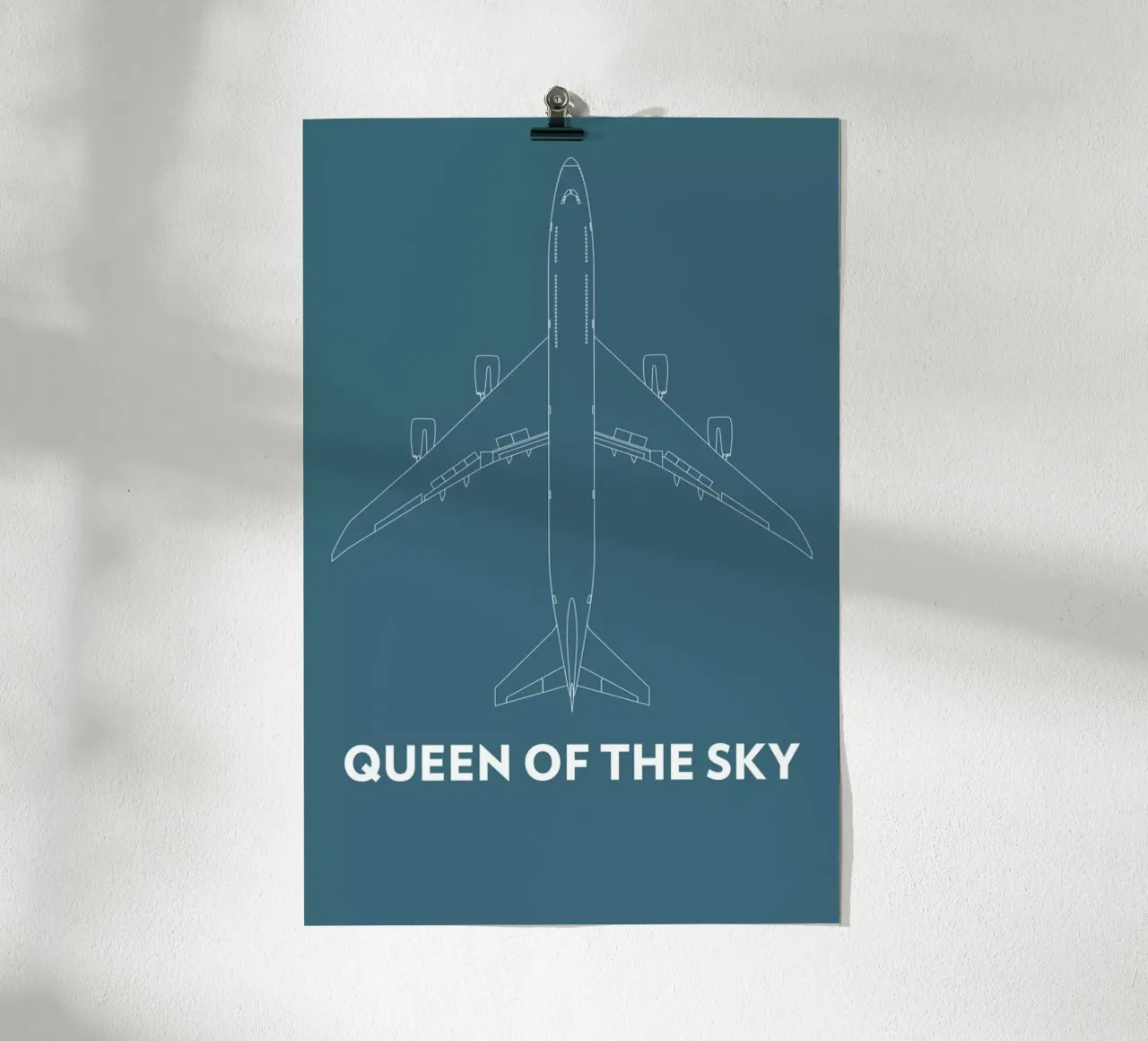 Queen of the Sky Boeing 747 poster de Marc Schulthess
