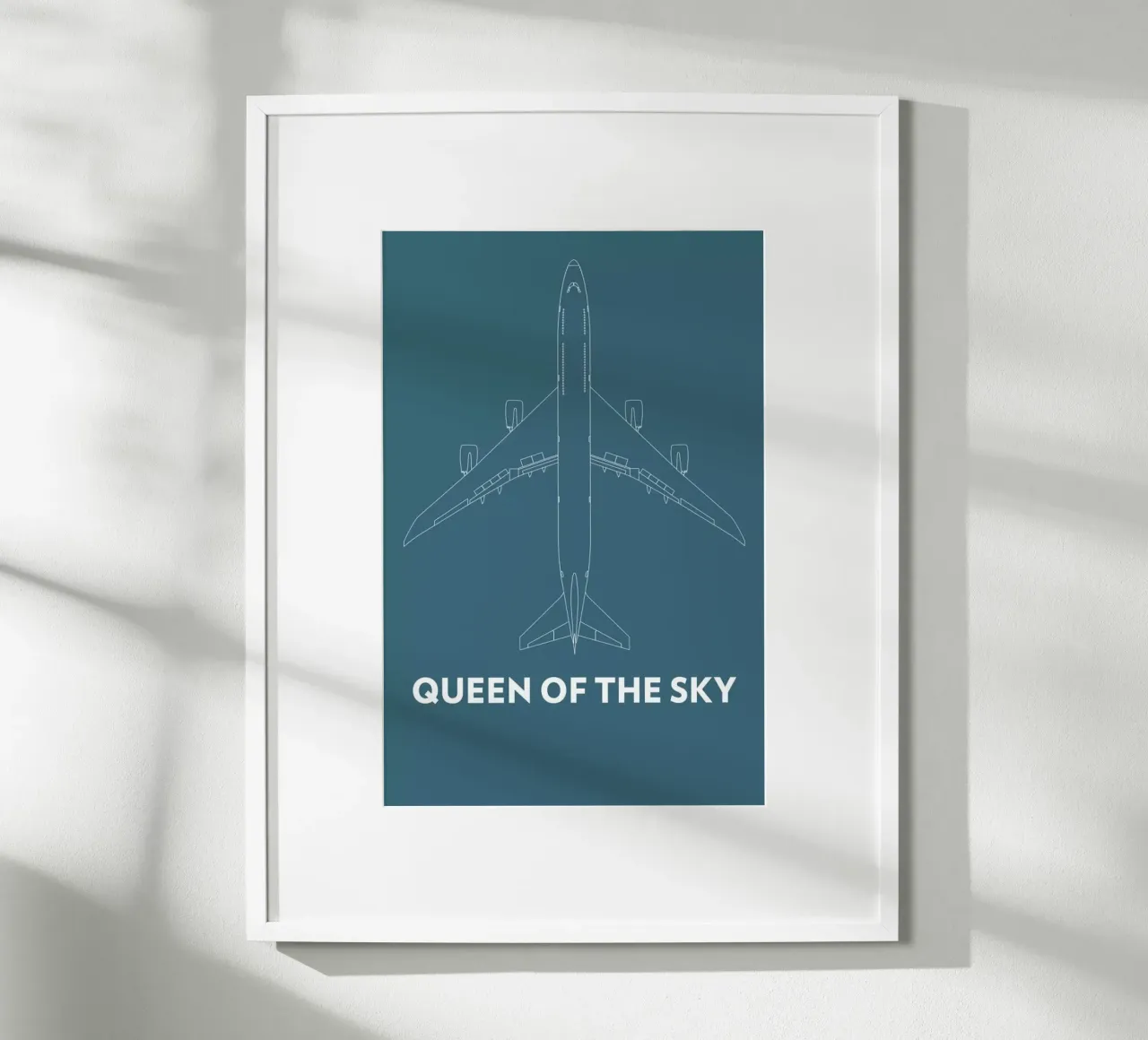 Queen of the Sky Boeing 747 poster de Marc Schulthess