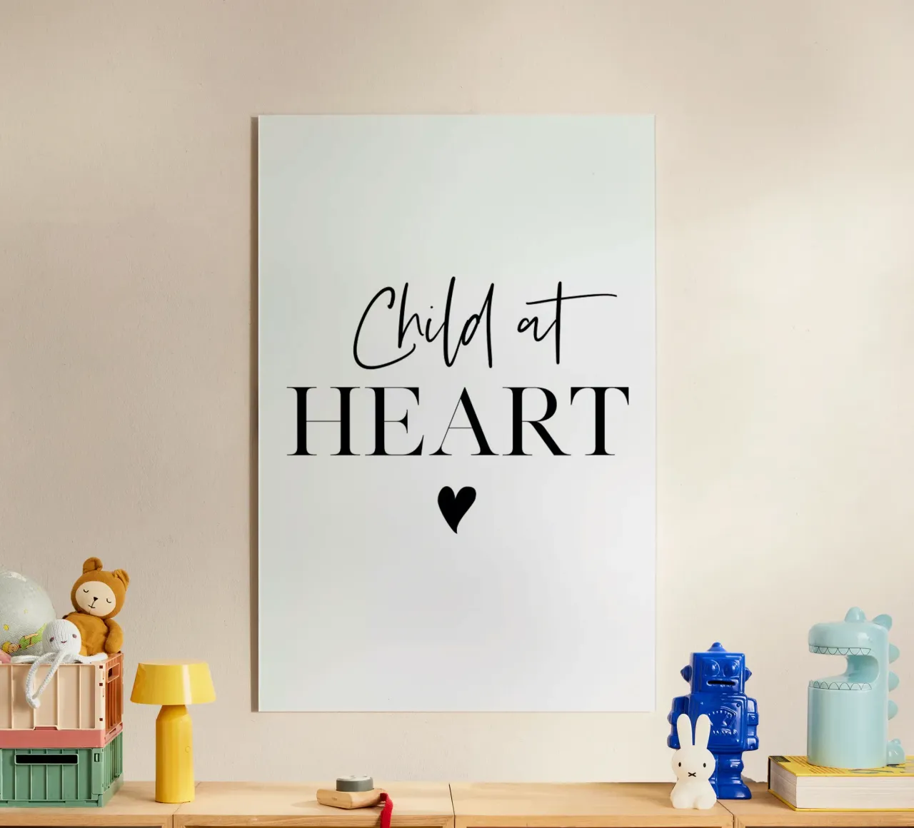 Child at Heart plexiglass da Sabrina Ziegenhorn