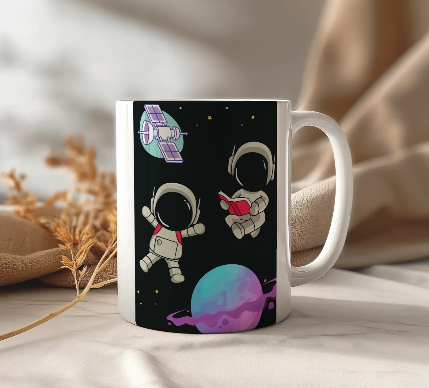 Space Robots ceramic mug by Dreamer10