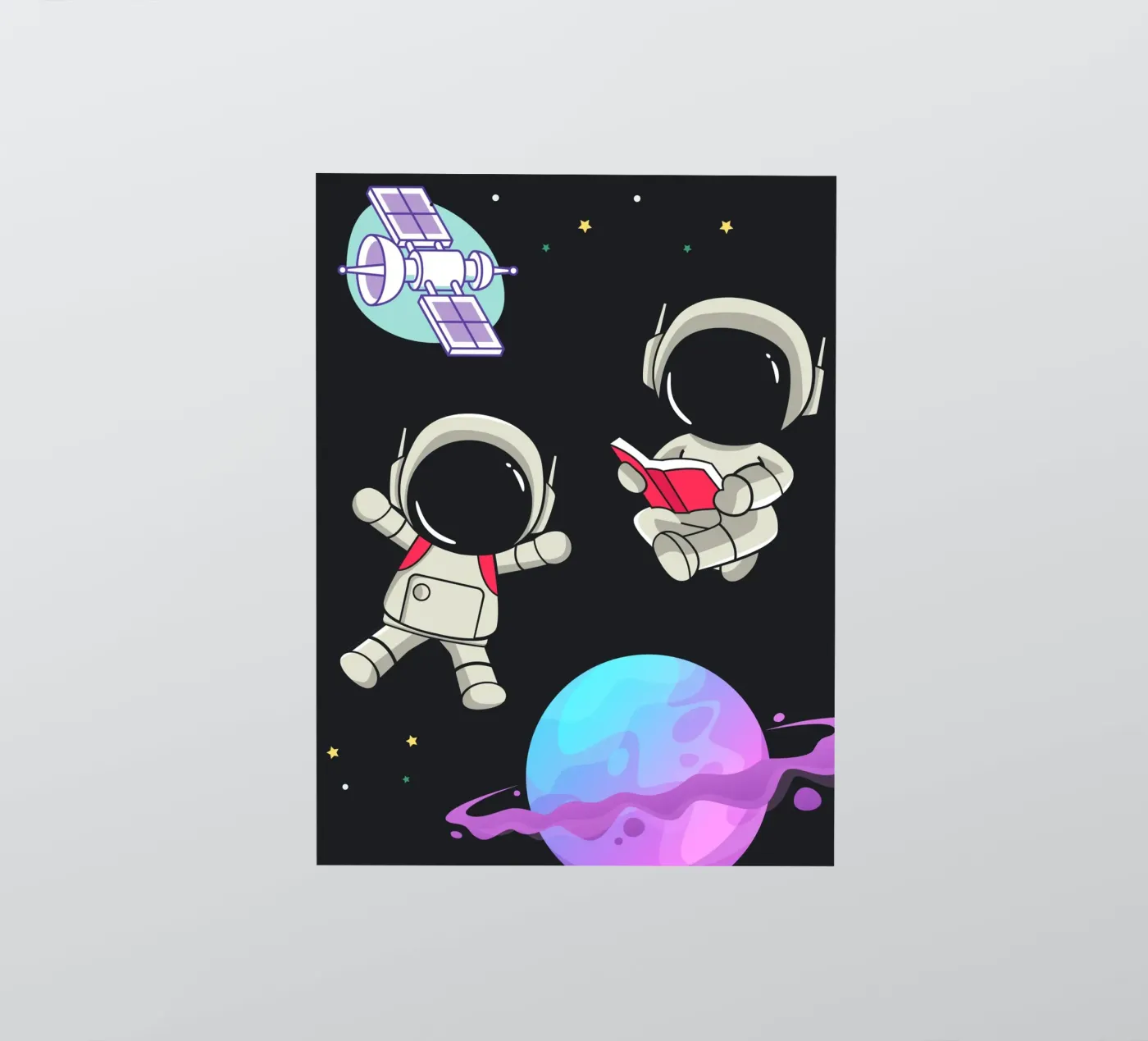 Space Robots sticker van Dreamer10