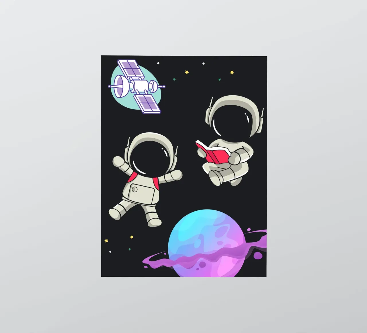 Space Robots Sticker von Dreamer10