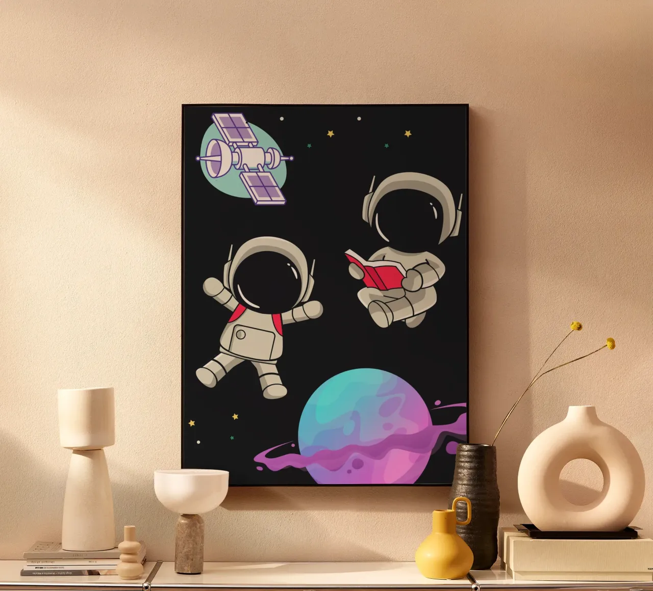 Space Robots alluminio dibond da Dreamer10