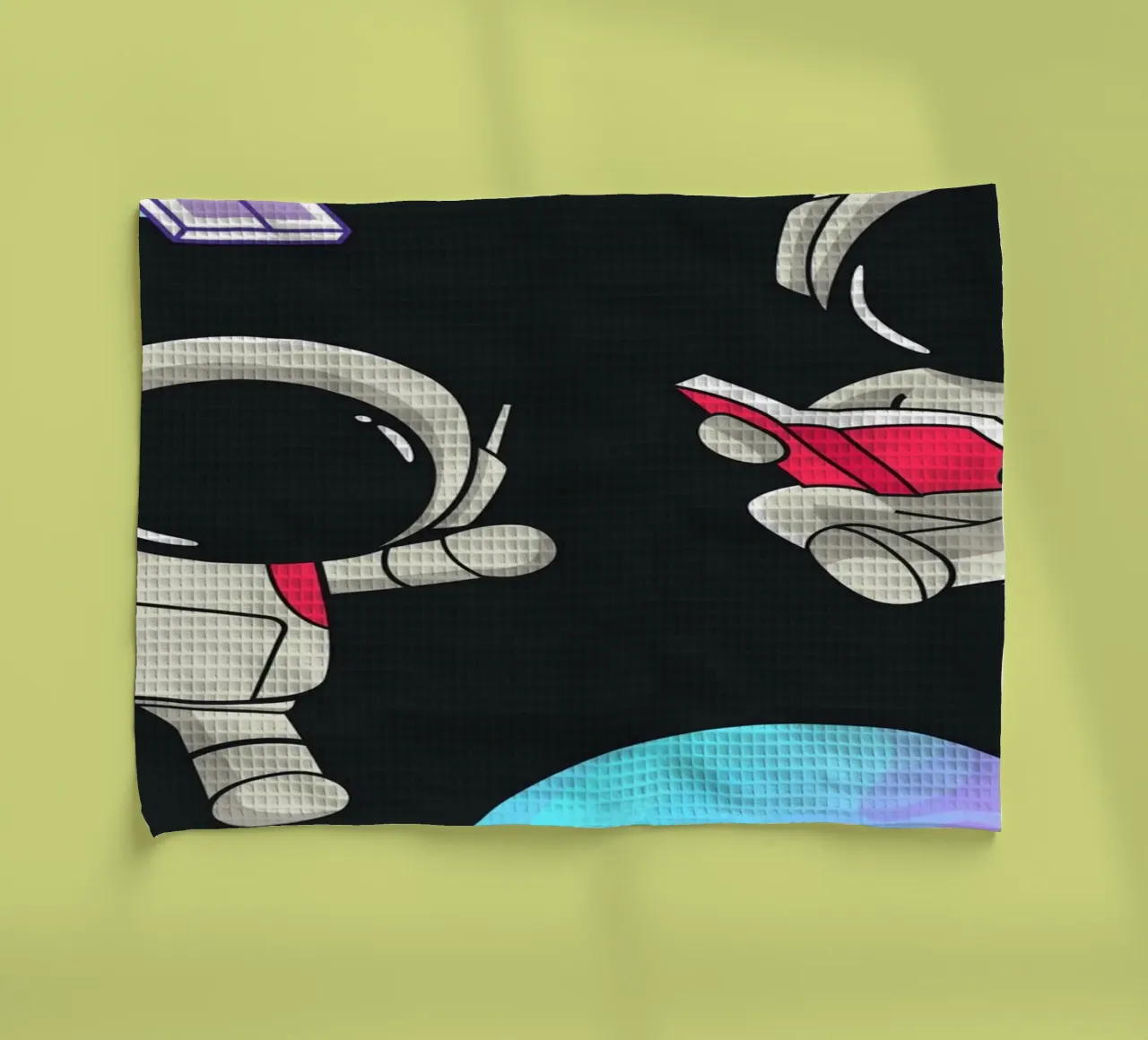 Space Robots canovaccio da cucina da Dreamer10