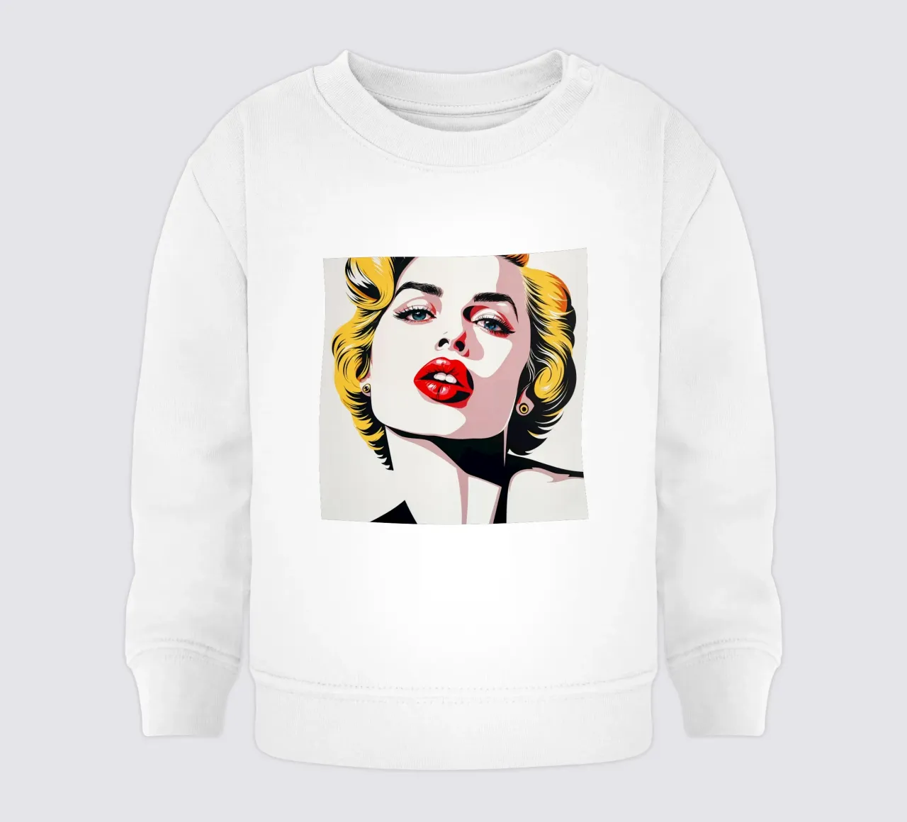 Pop Art bionda felpa neonato da Anita's Dream