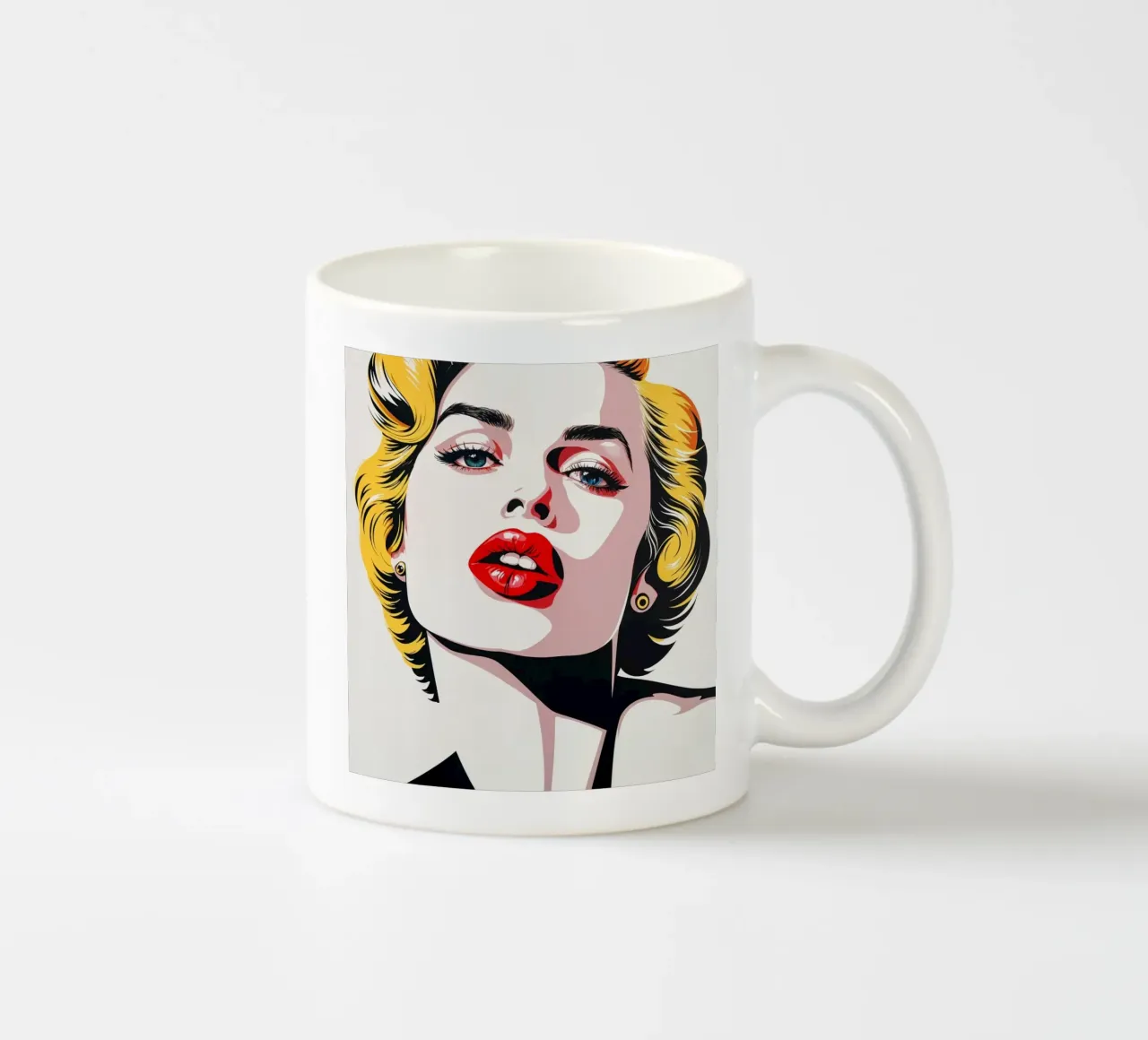 Pop Art bionda tazza in ceramica da Anita's Dream