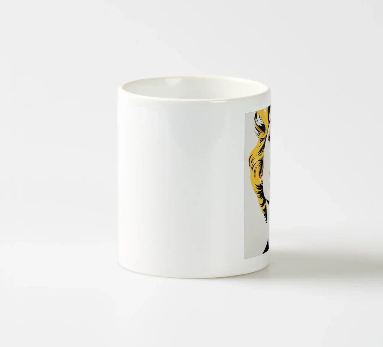 Pop Art bionda tazza in ceramica da Anita's Dream