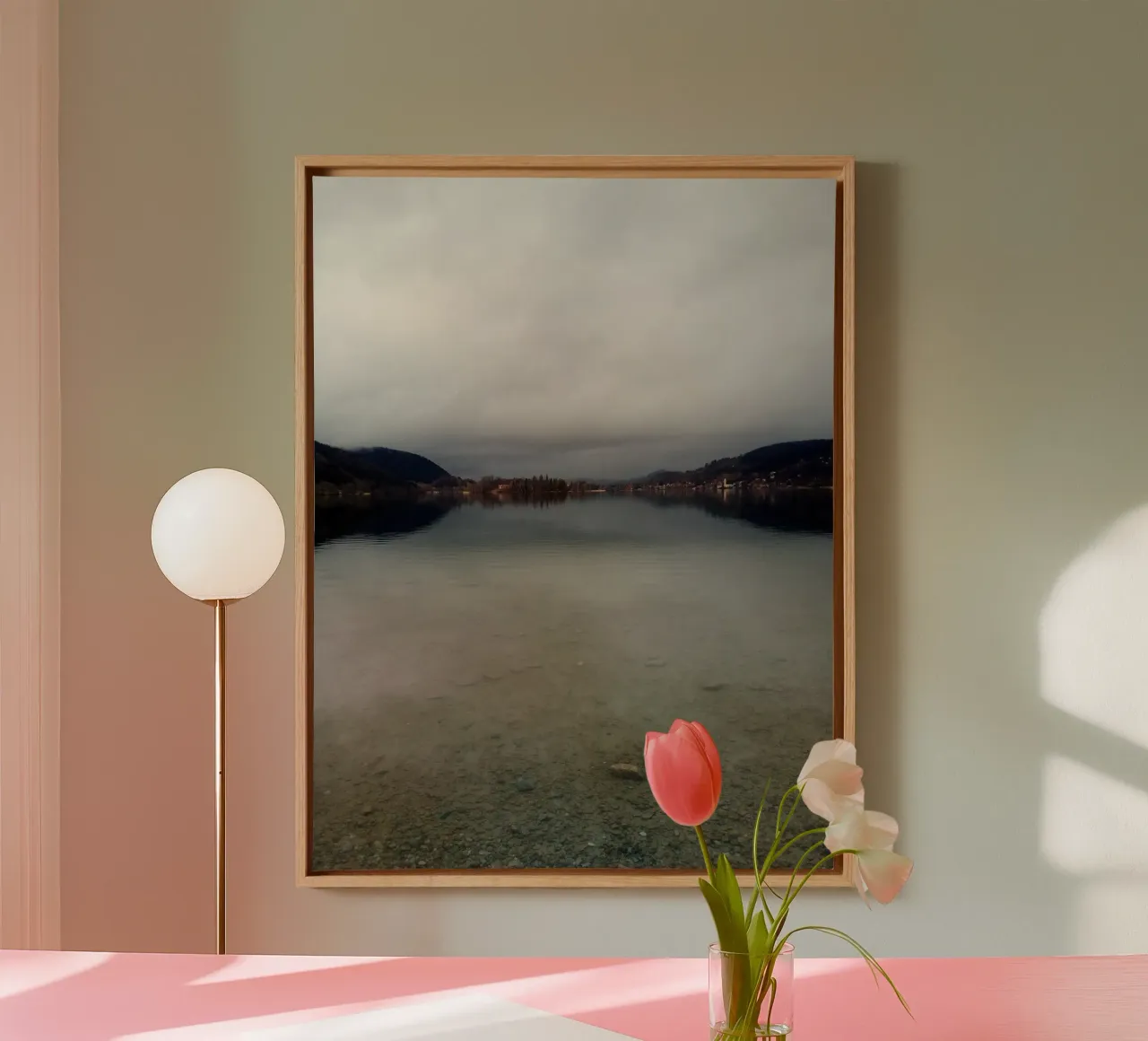 Schliersee tela con Cornice a cassetta da Kreativernetzt