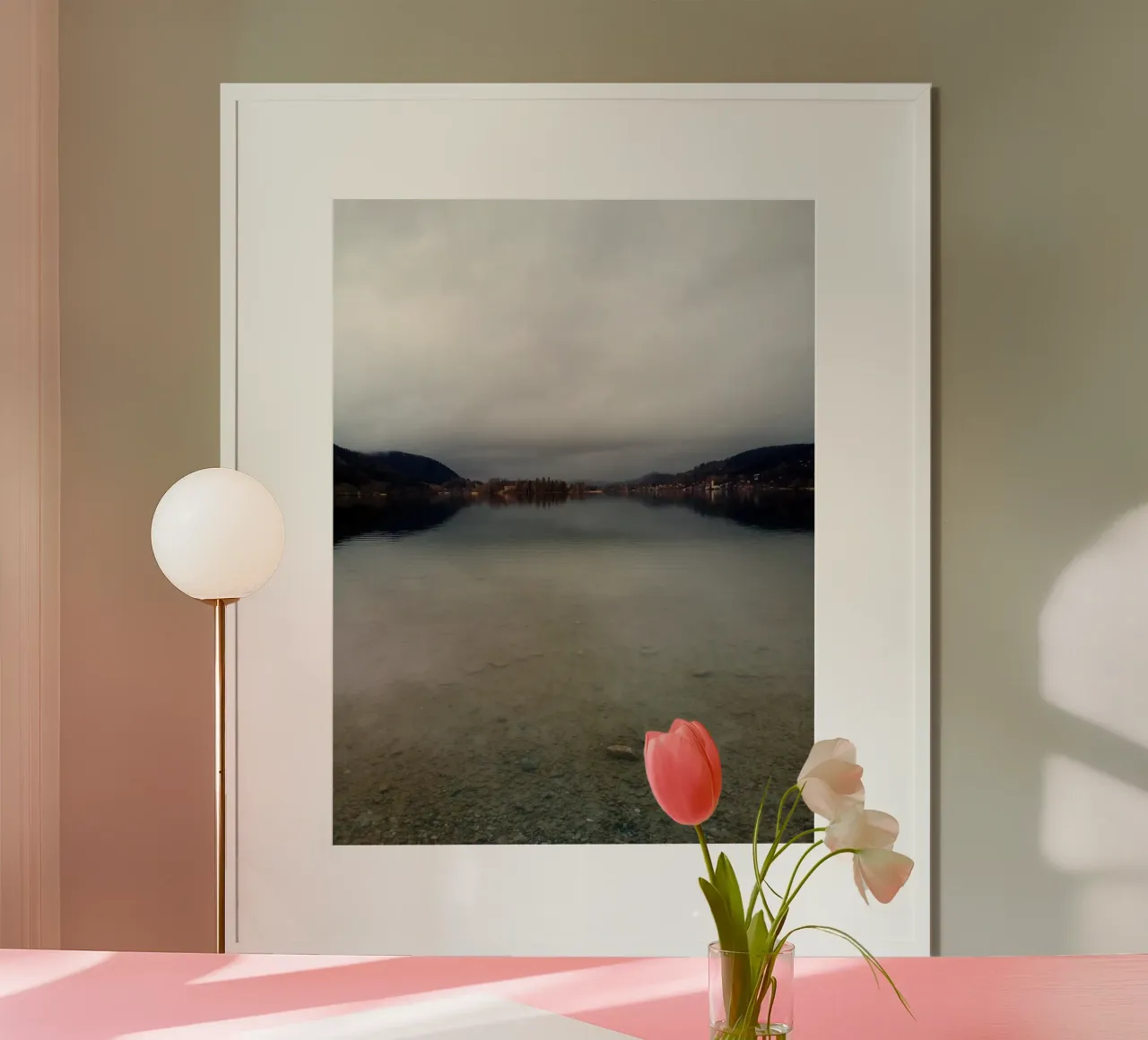 Schliersee poster con telaio in plastica da Kreativernetzt