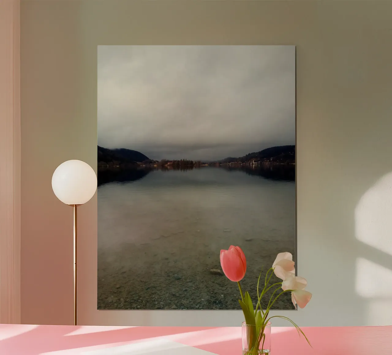 Schliersee poster con telaio in plastica da Kreativernetzt