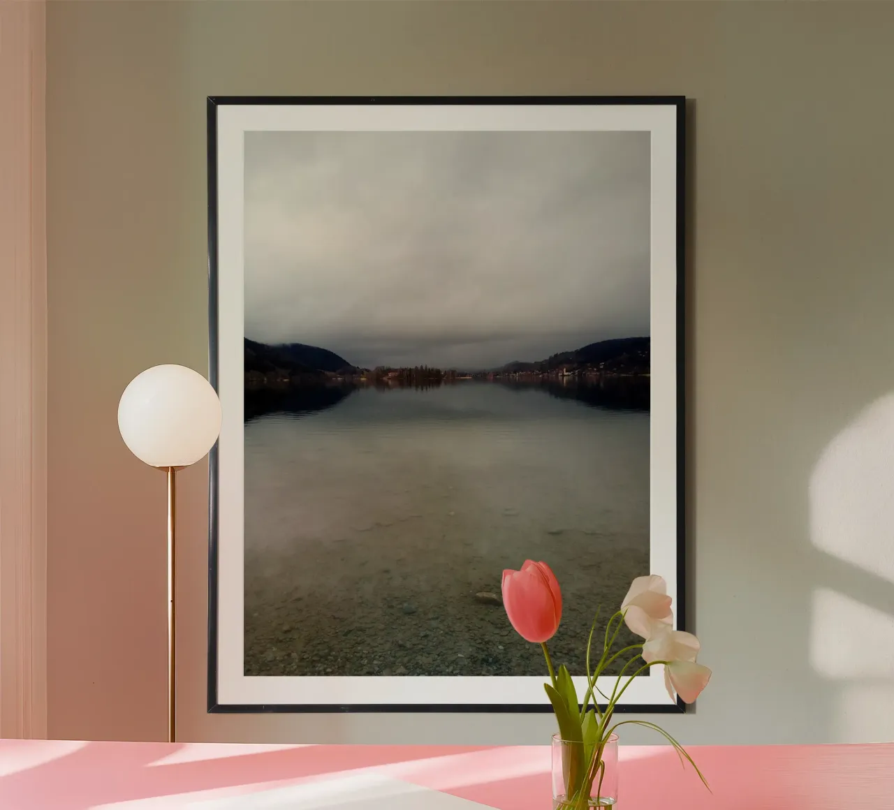 Schliersee poster con telaio in plastica da Kreativernetzt