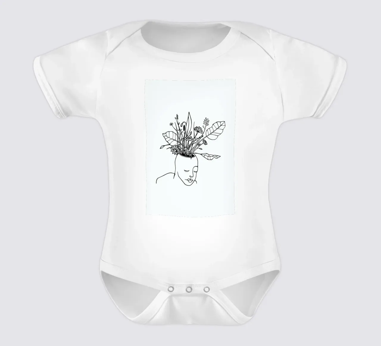 The Spring Head body neonato maniche corte da Ninhol