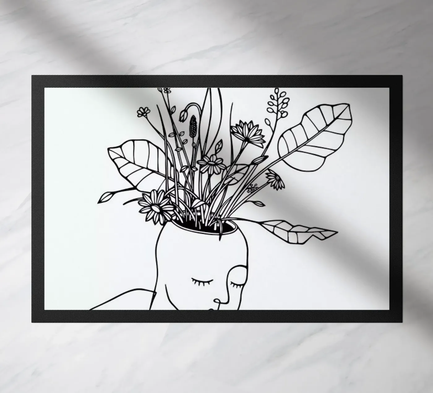 The Spring Head doormat by Ninhol