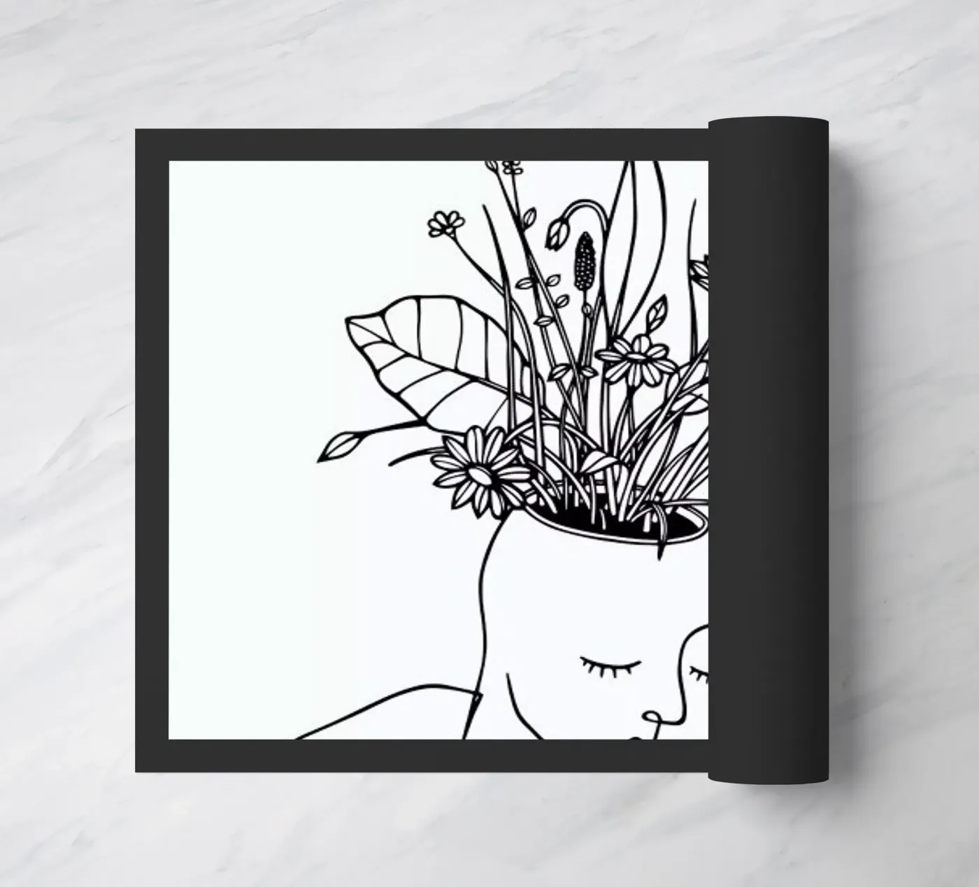 The Spring Head doormat by Ninhol