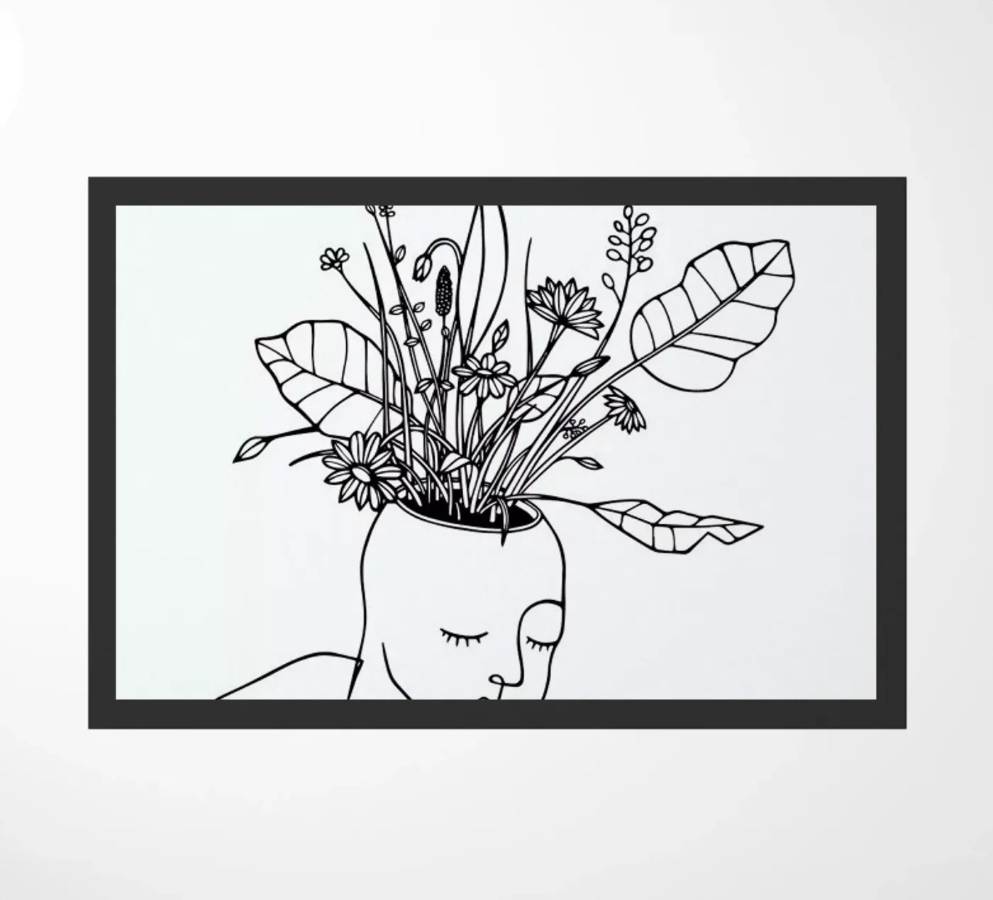 The Spring Head doormat by Ninhol