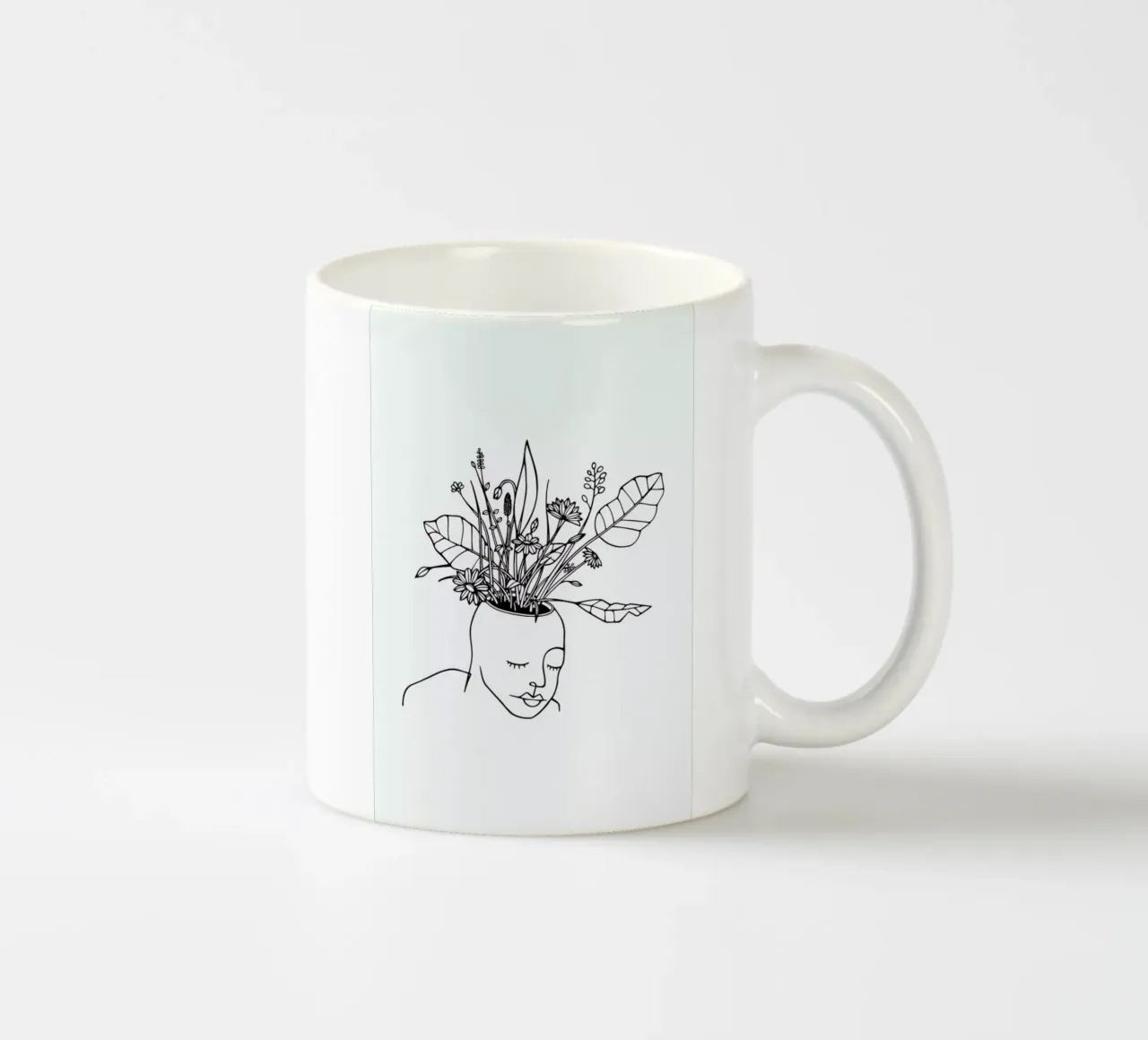 The Spring Head tazza in ceramica da Ninhol