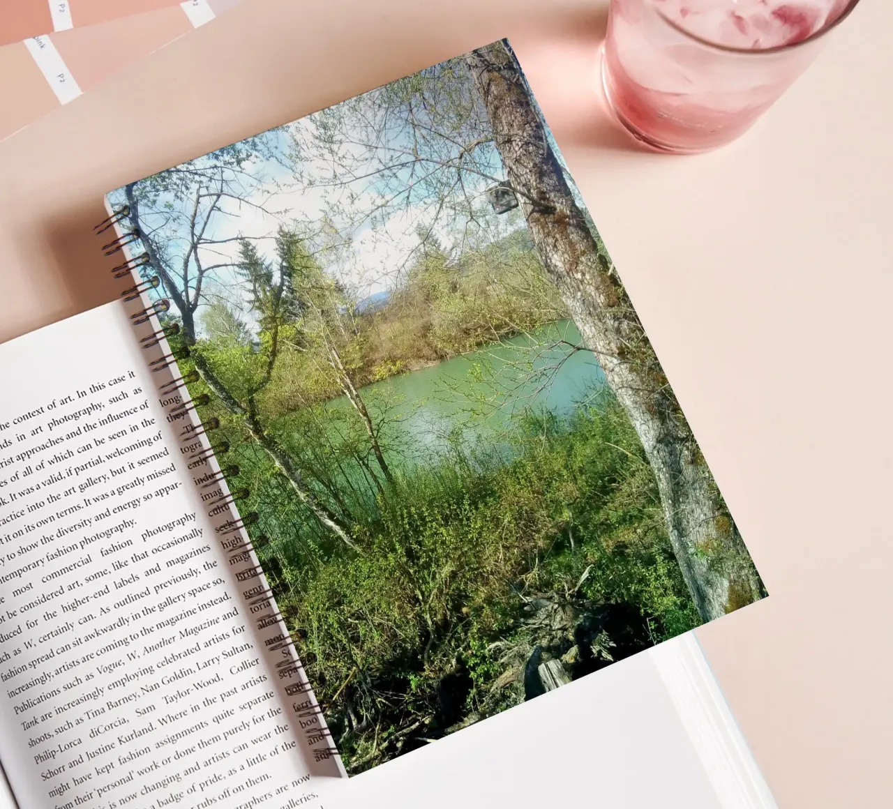 Paradis carnet à spirale de Kreativernetzt