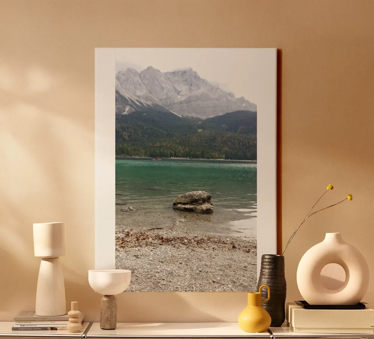 Eibsee tela con Cornice a cassetta da Kreativernetzt
