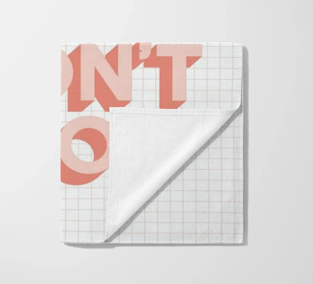 Can't Stop Won't Stop Typography Design beach towel by THE MOTIVATED TYPE