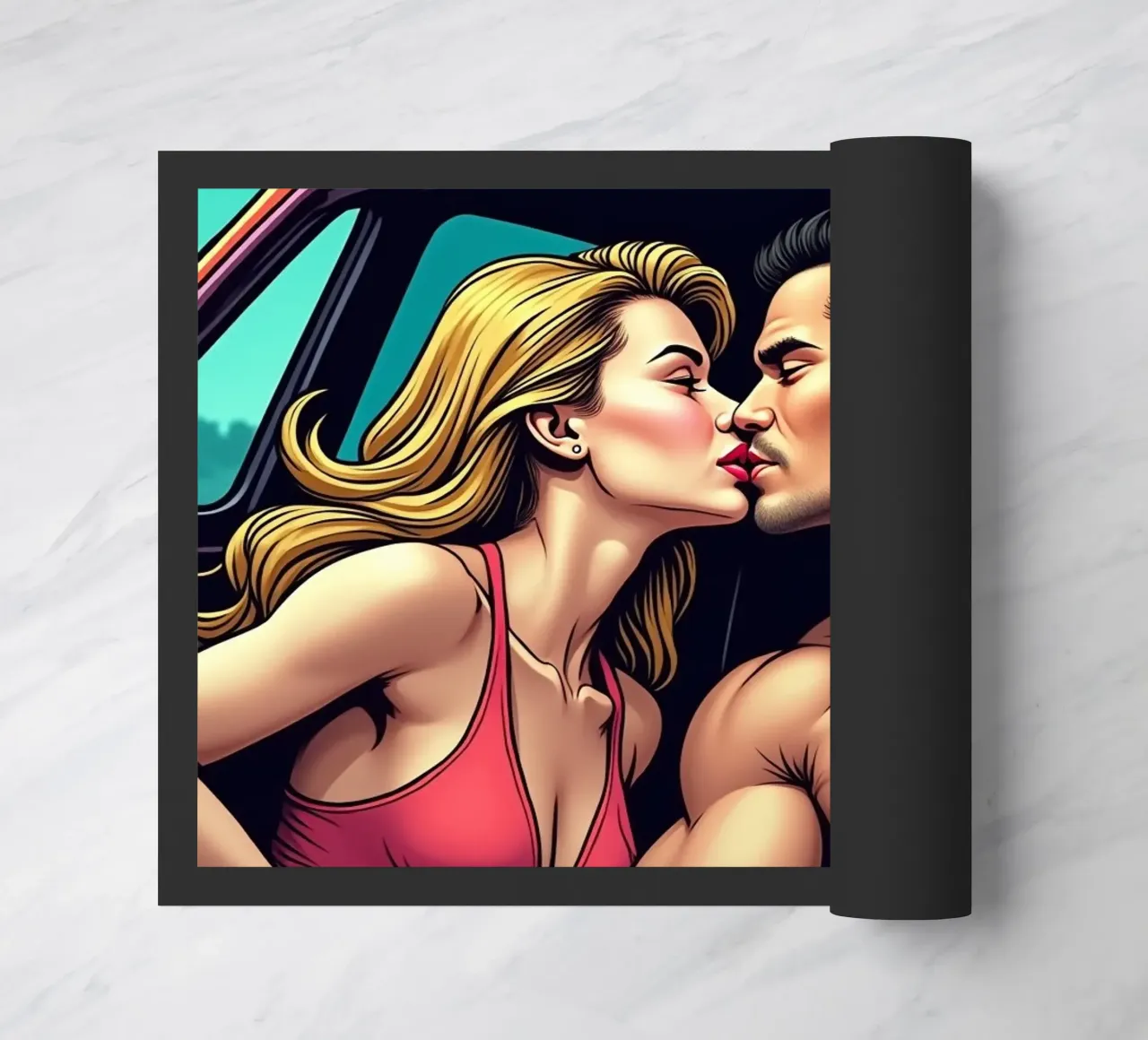 Auto, in un viaggio caldo zerbino da CASTILO