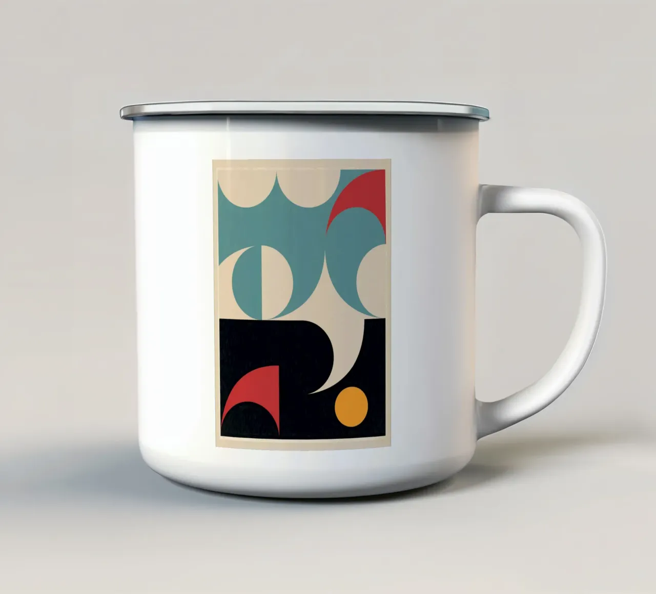 Astrazione 27 tazza in smalto da Gaite