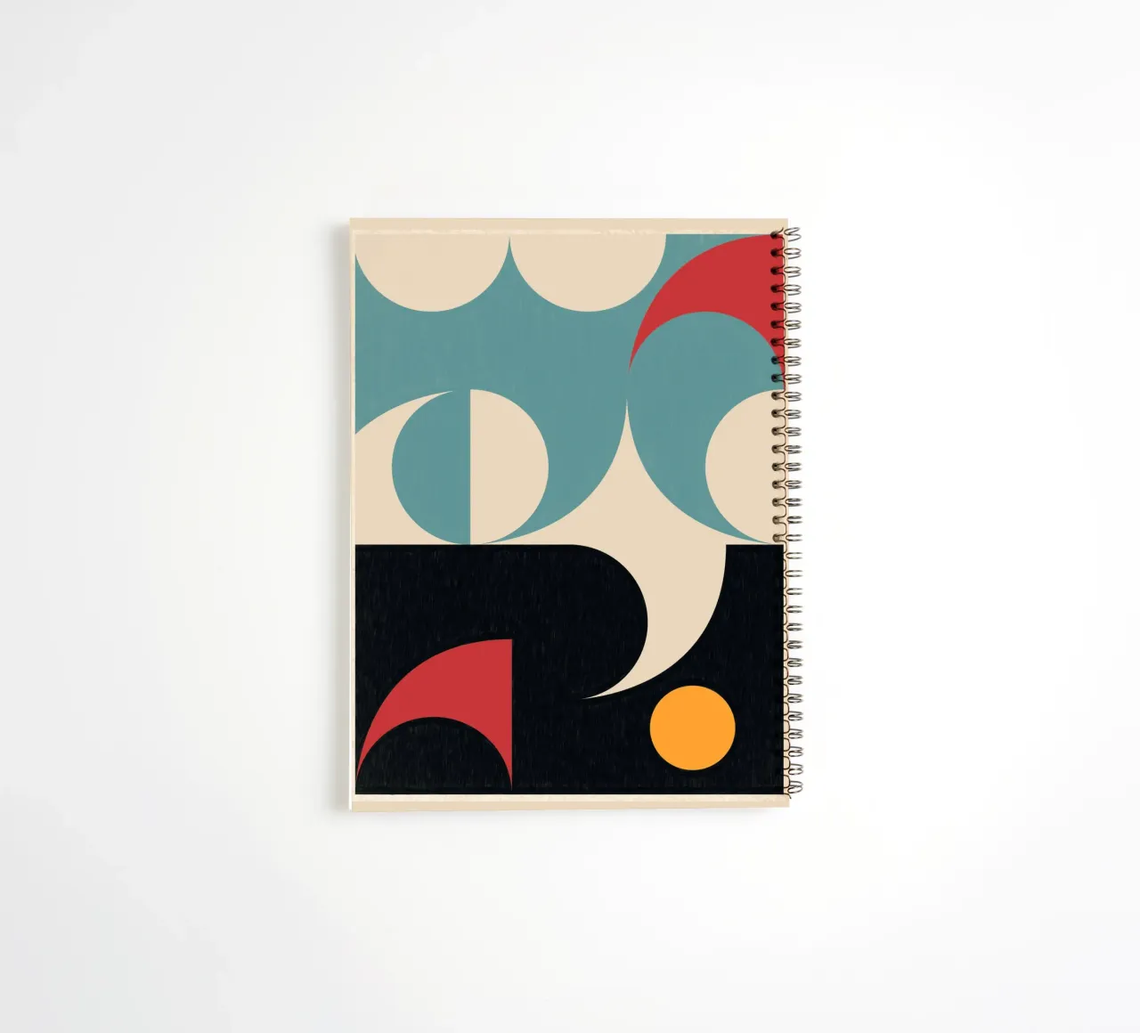 Abstractie 27 notitieboek met spiraal van Gaite