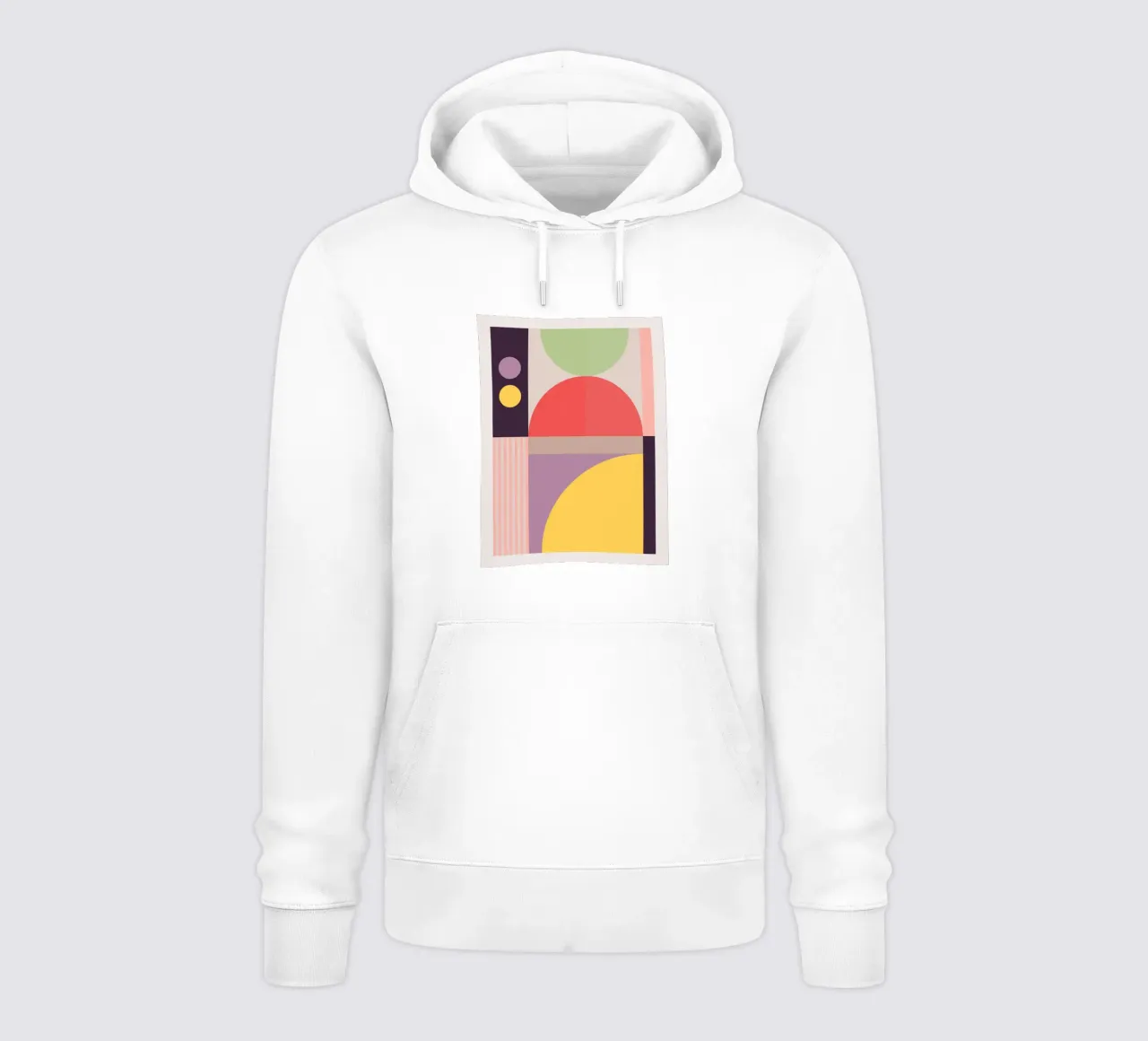 Astrazione geometrica colorata 8 felpa con cappuccio da Gaite
