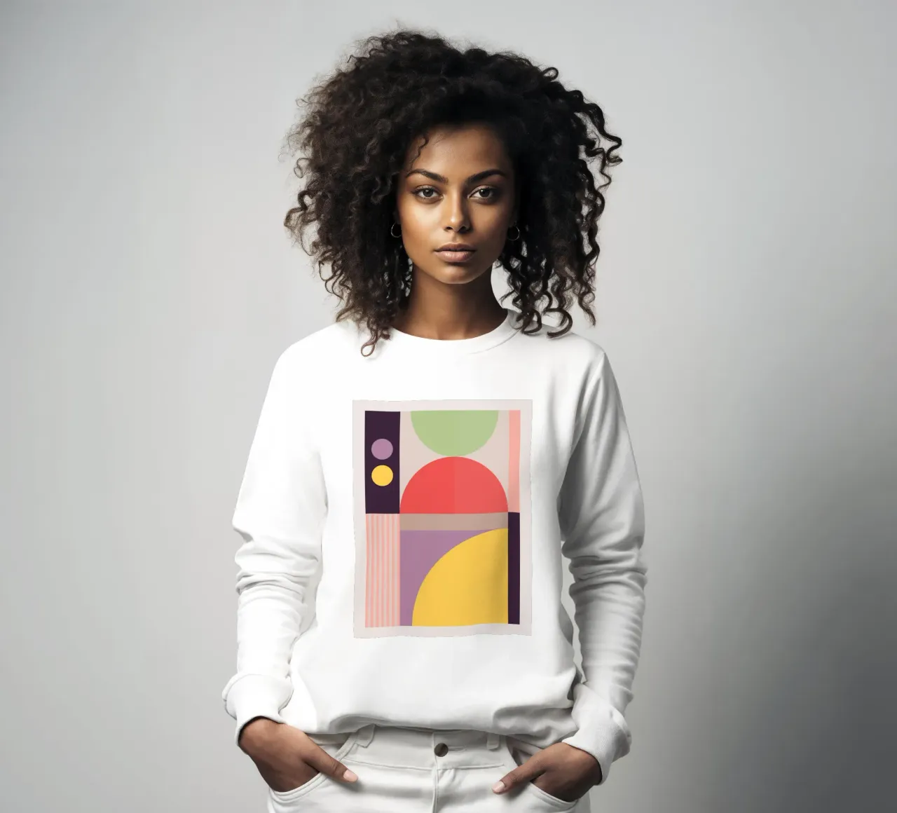Colorful Geometric Abstraction 8 sweatshirt by Gaite