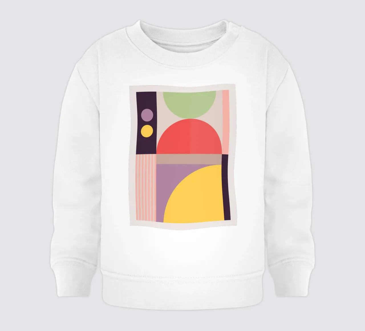 Astrazione geometrica colorata 8 felpa neonato da Gaite