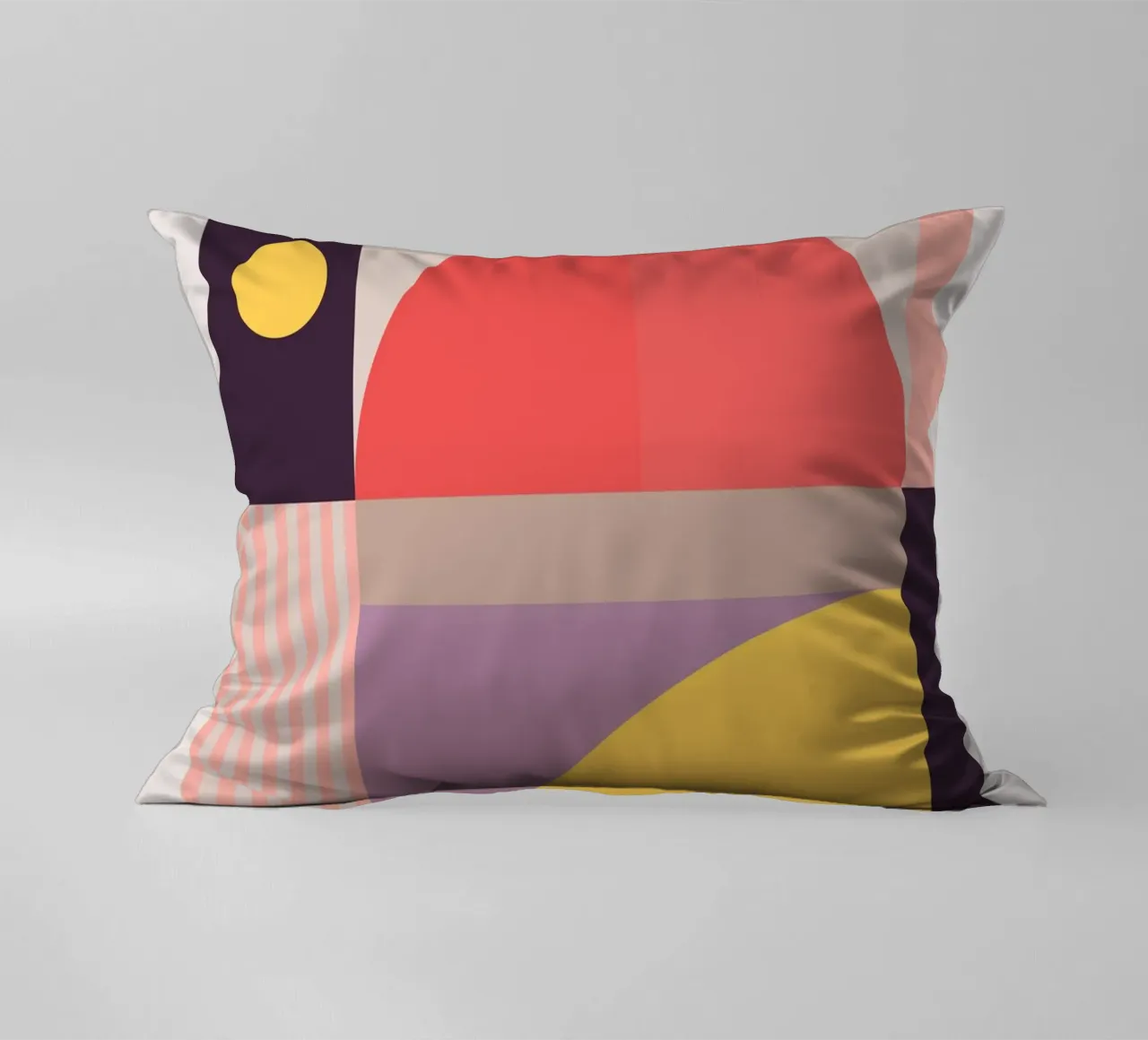 Astrazione geometrica colorata 8 cuscino da Gaite