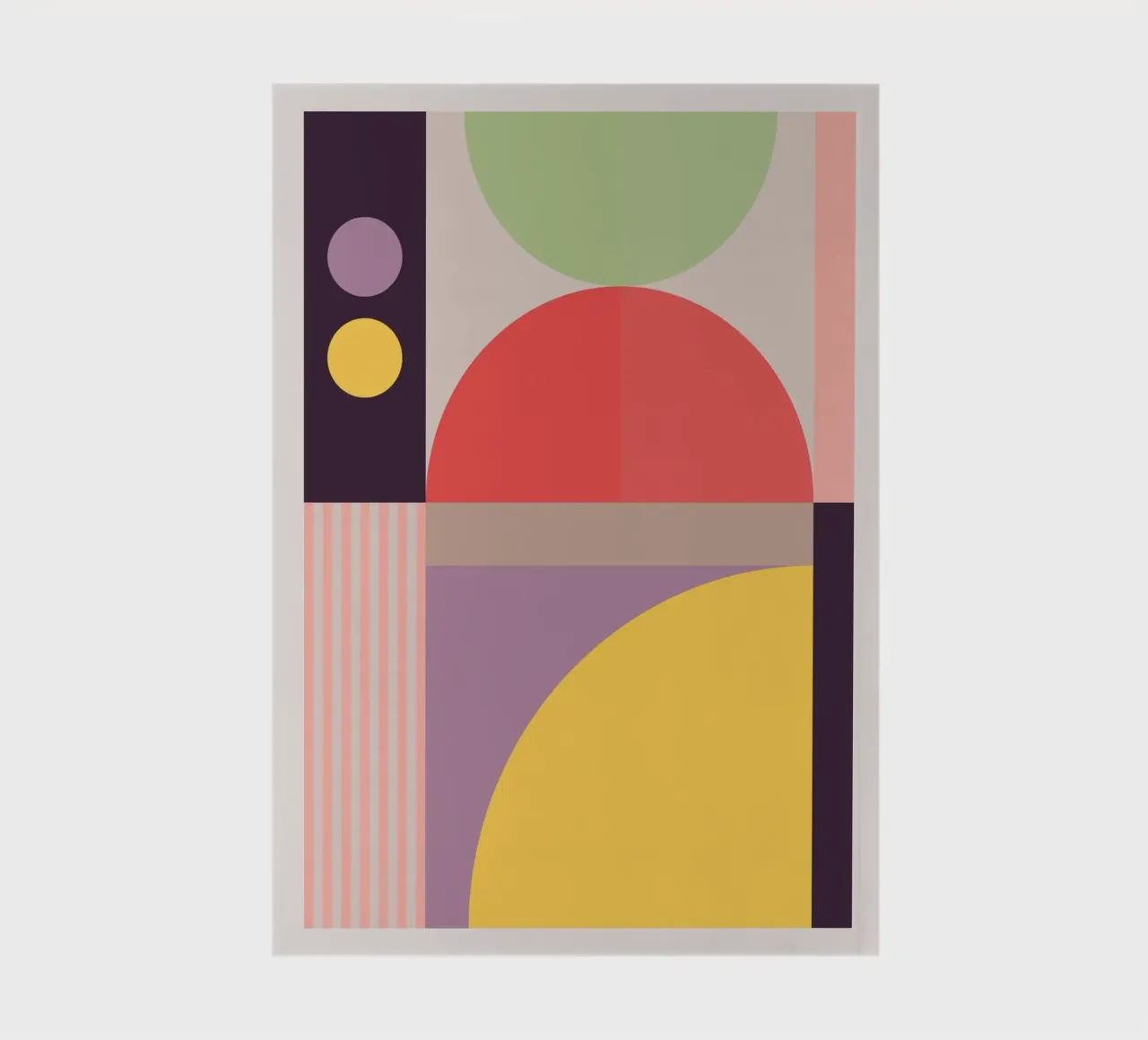 Colorful Geometric Abstraction 8 notebook by Gaite